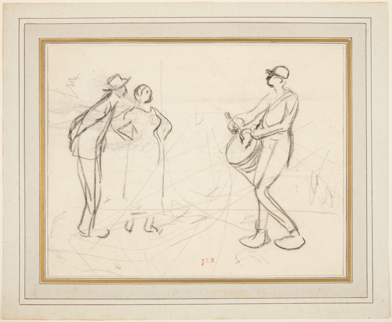 Trzy postacie autorstwa Jean Francois Millet