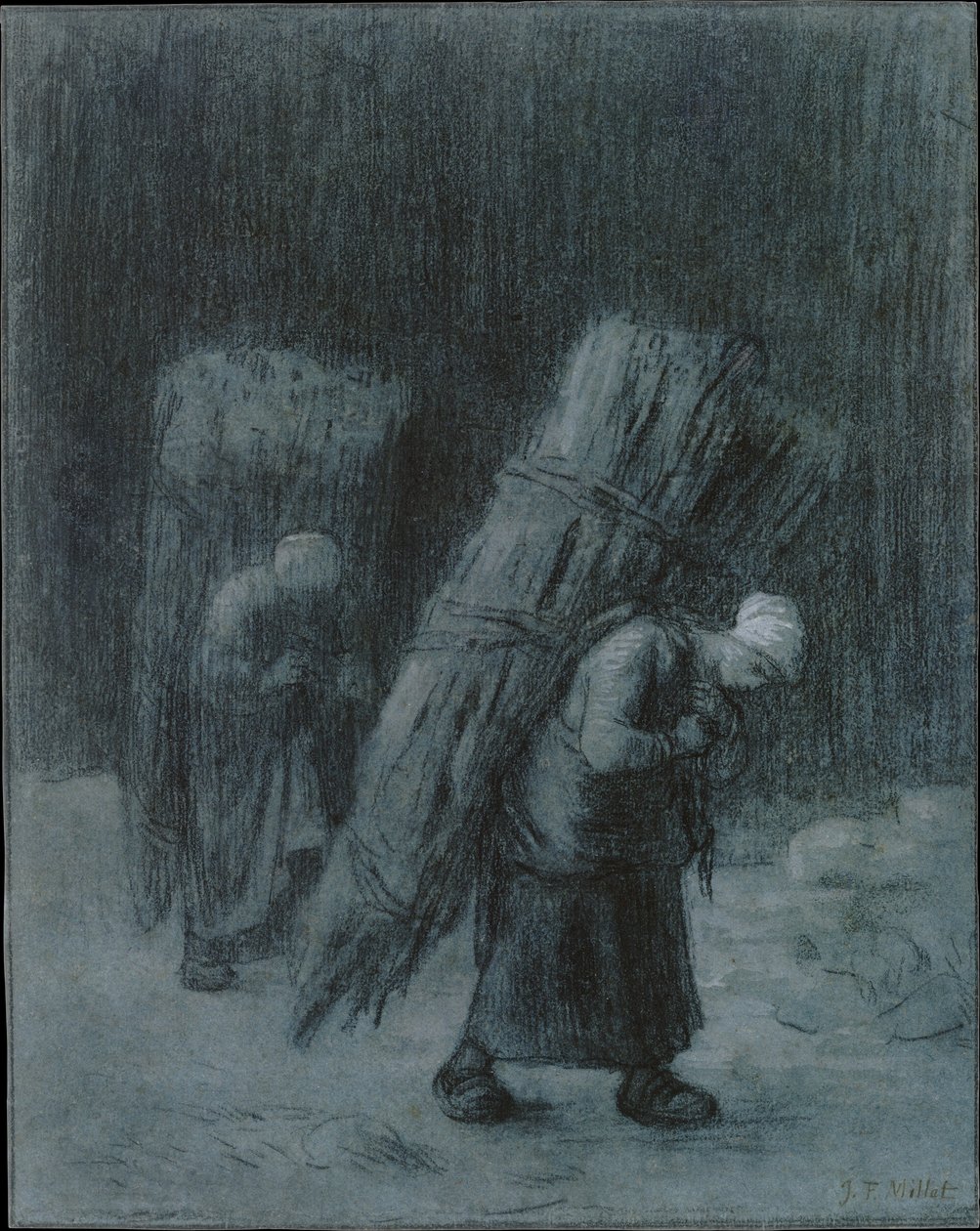Kobiety niosące gałązki, ok. 1858. autorstwa Jean Francois Millet