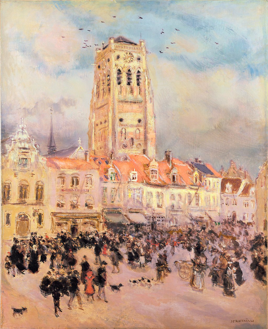 Miasto Północne autorstwa Jean Francois Raffaelli