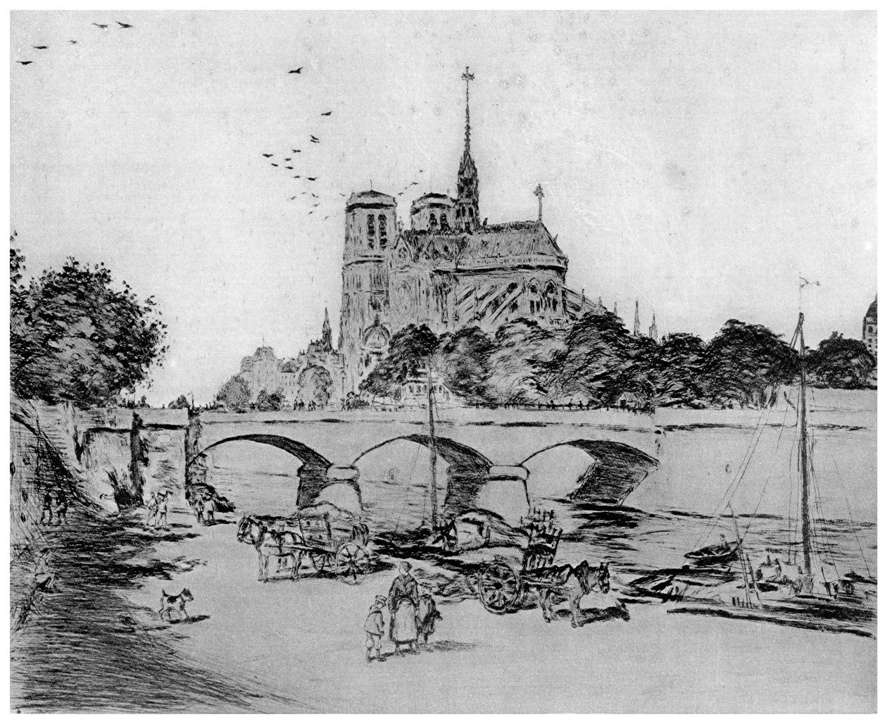Matka Boża, c1870-1920 1924 autorstwa Jean Francois Raffaelli
