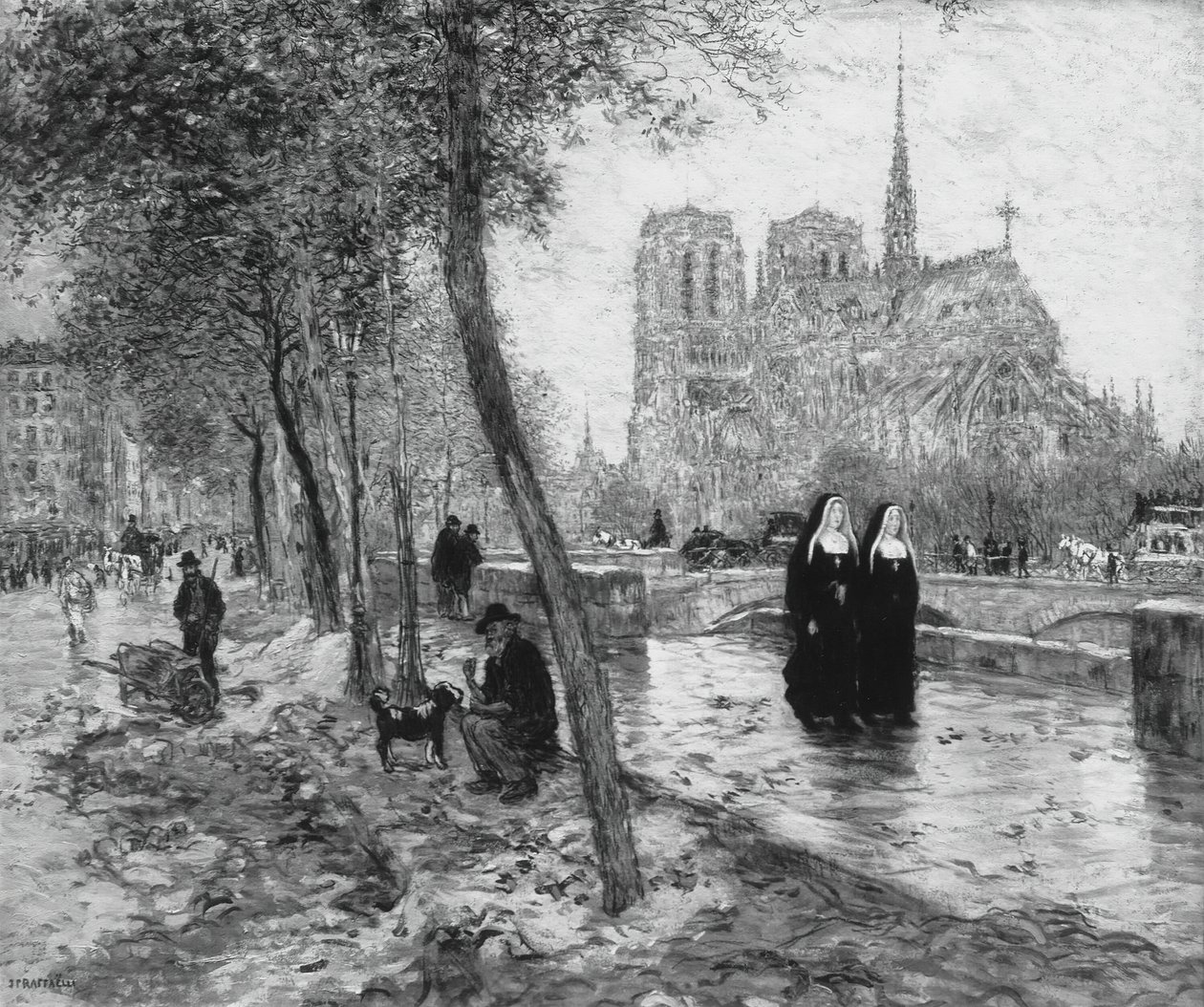 Matki Bożej Paryskiej, 189095. autorstwa Jean Francois Raffaelli