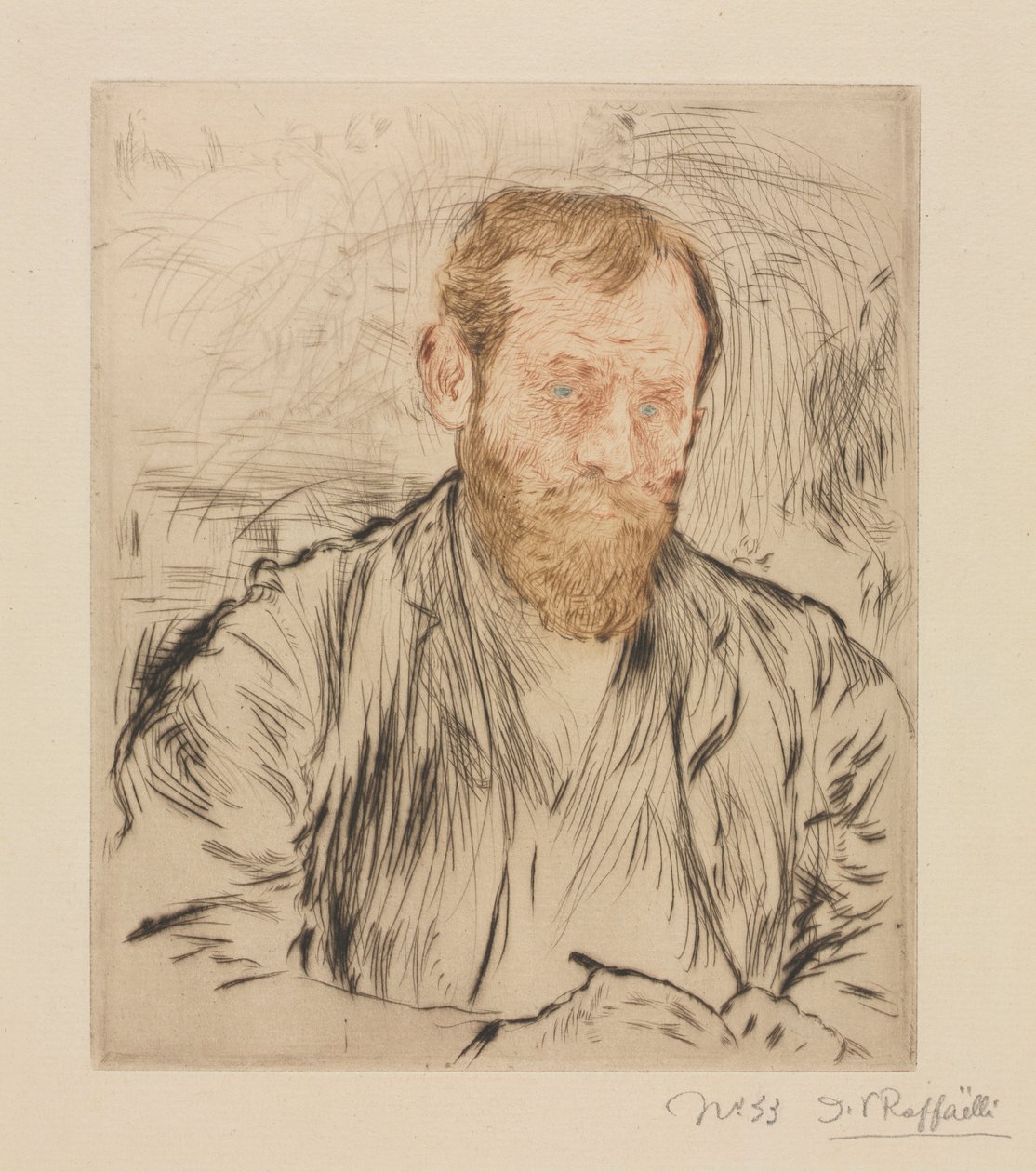 Autoportret, 1893. autorstwa Jean Francois Raffaelli