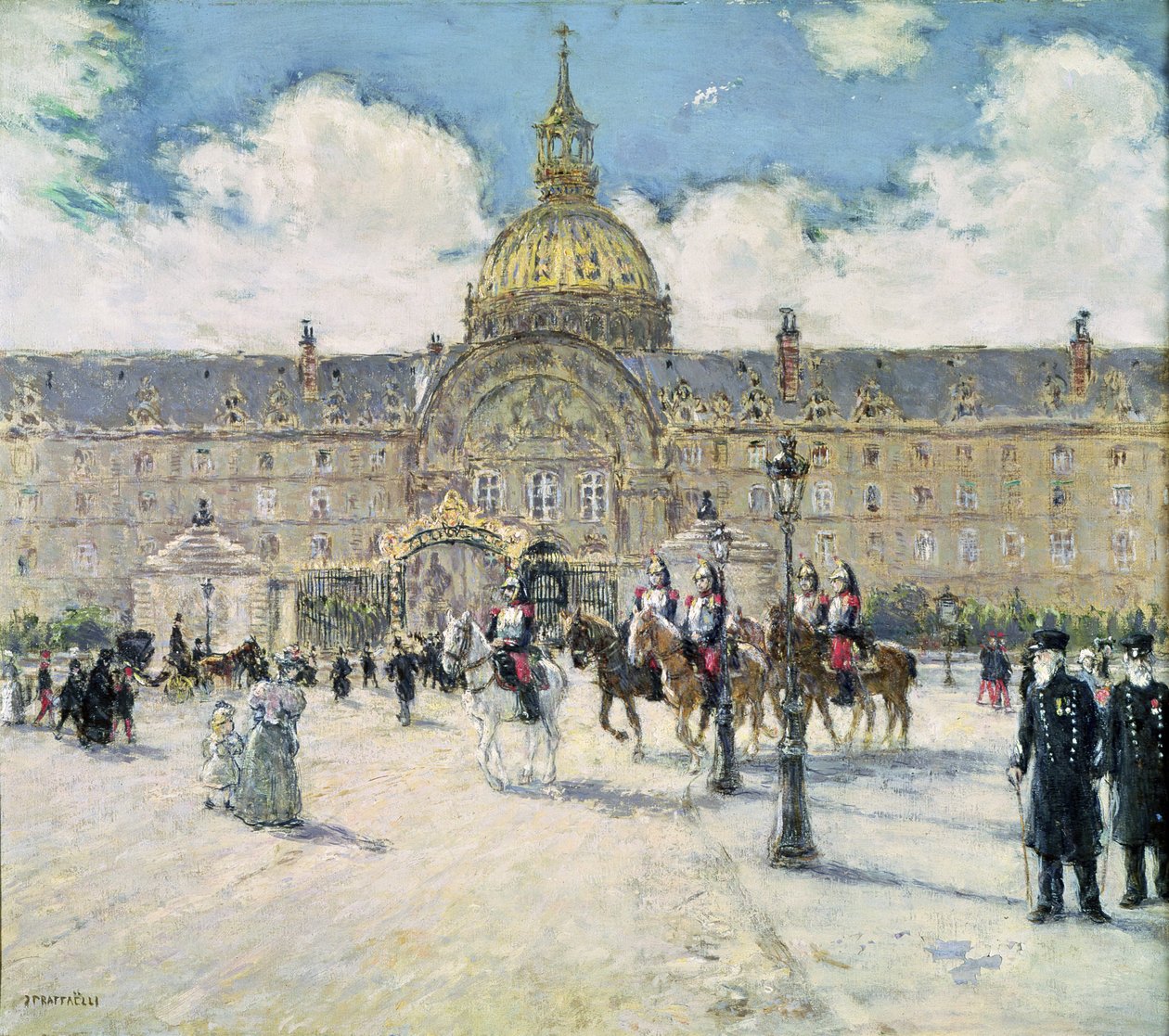 Hotel des Invalides autorstwa Jean Francois Raffaelli