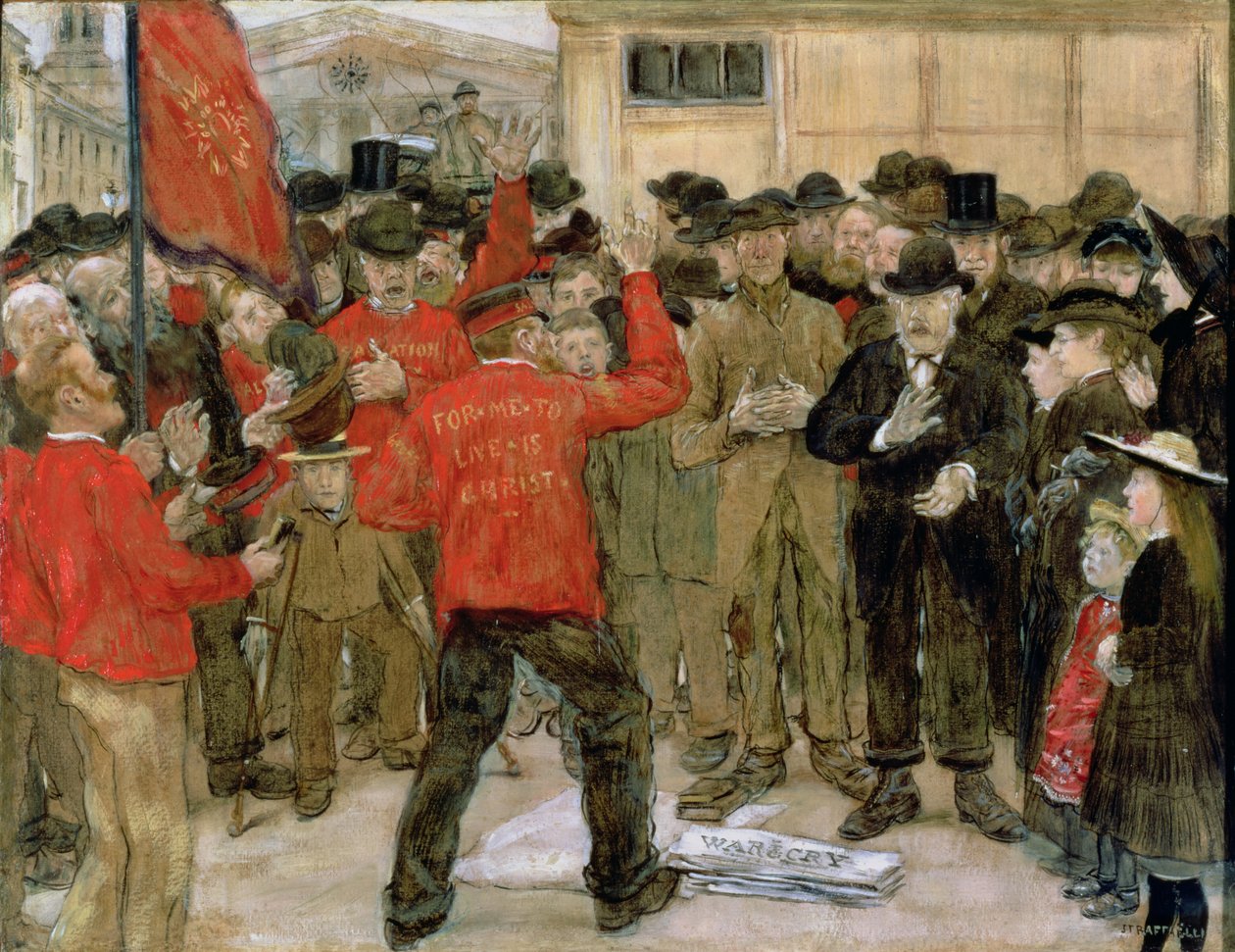 Armia Zbawienia autorstwa Jean Francois Raffaelli