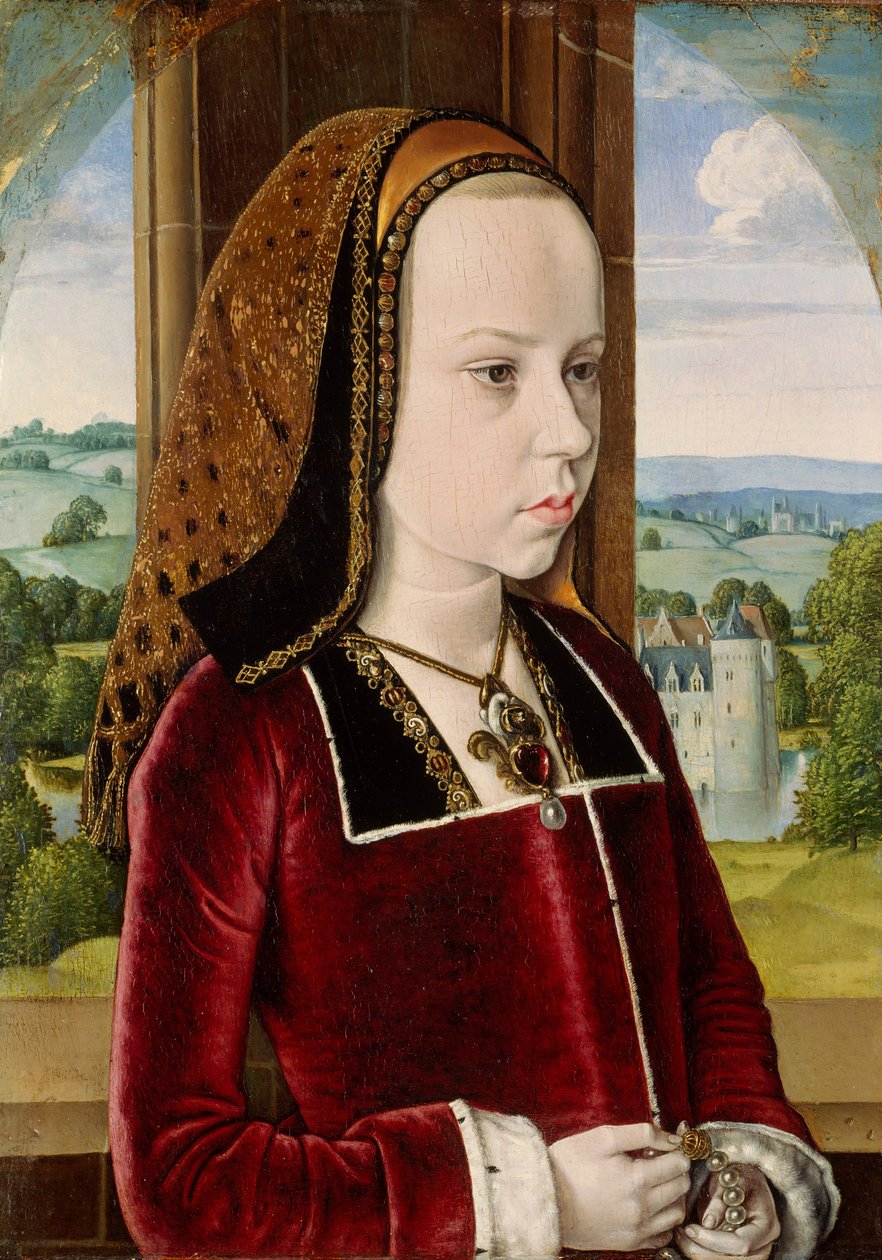 Małgorzata Austriacka, ca. 1490. autorstwa Jean Hey