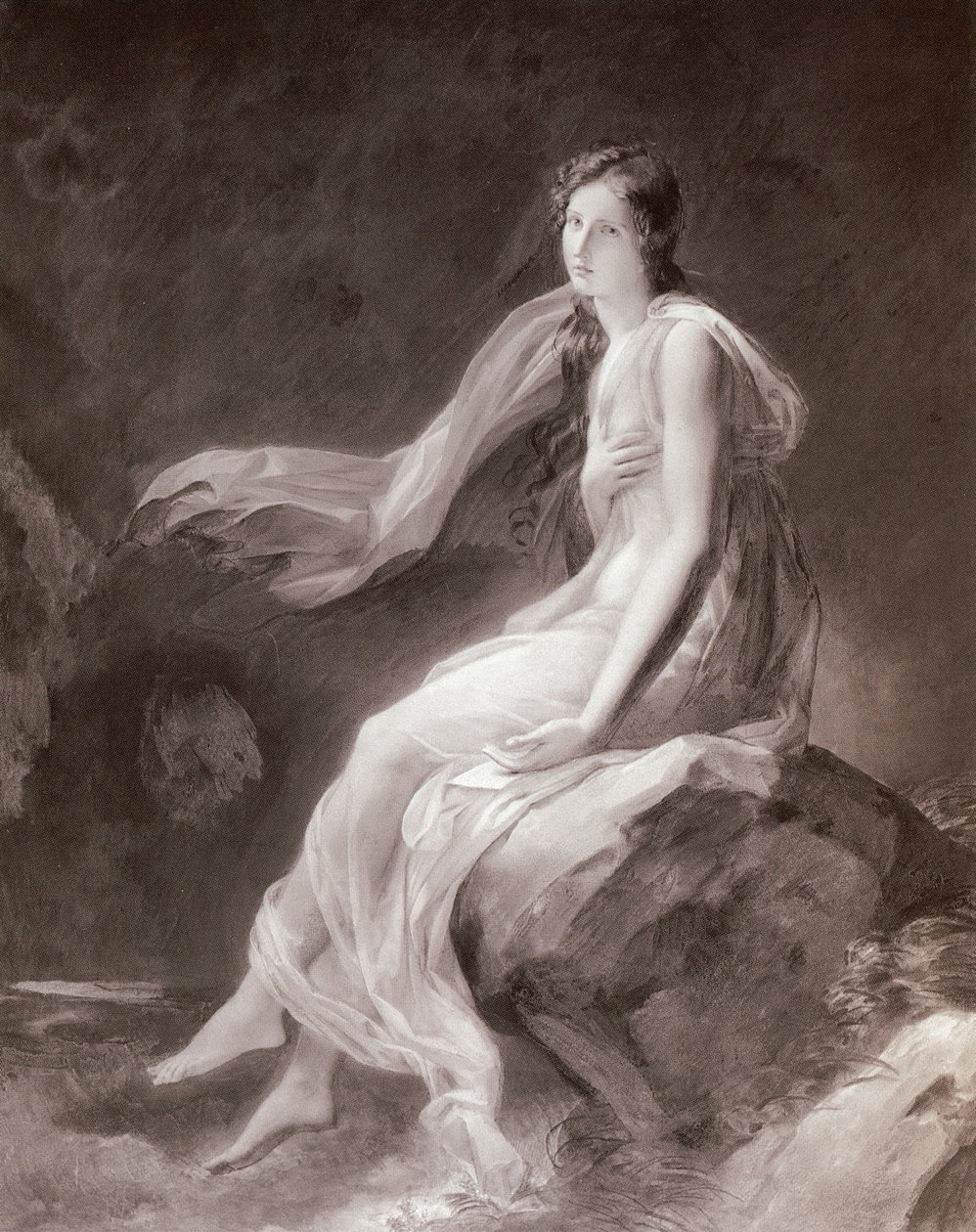 Juliette Récamier autorstwa Jean Honore Fragonard