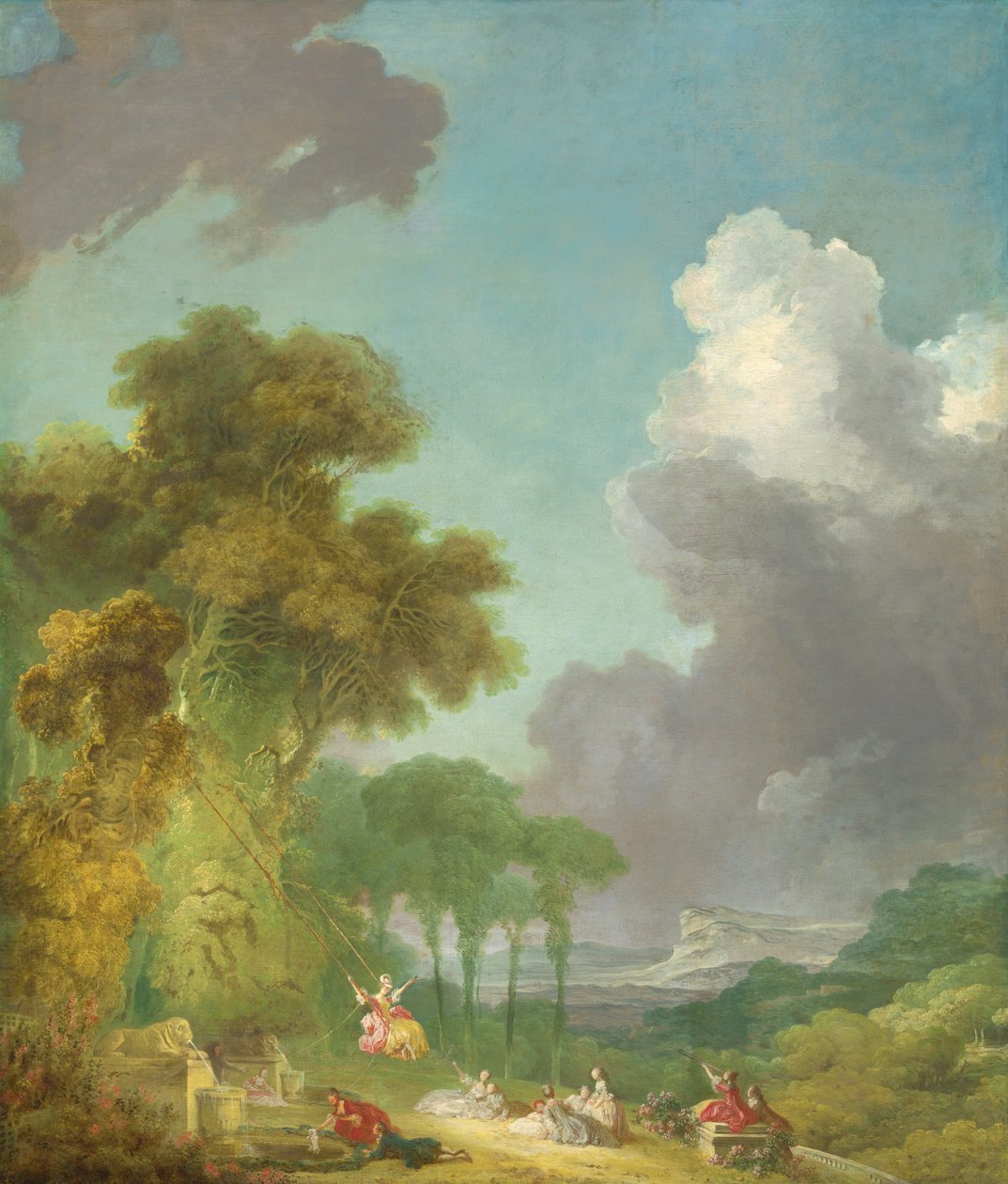 Huśtawka autorstwa Jean Honore Fragonard