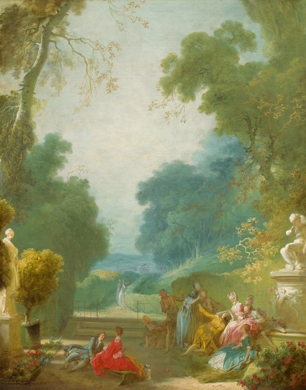 Gra w gorące sercówki autorstwa Jean Honore Fragonard