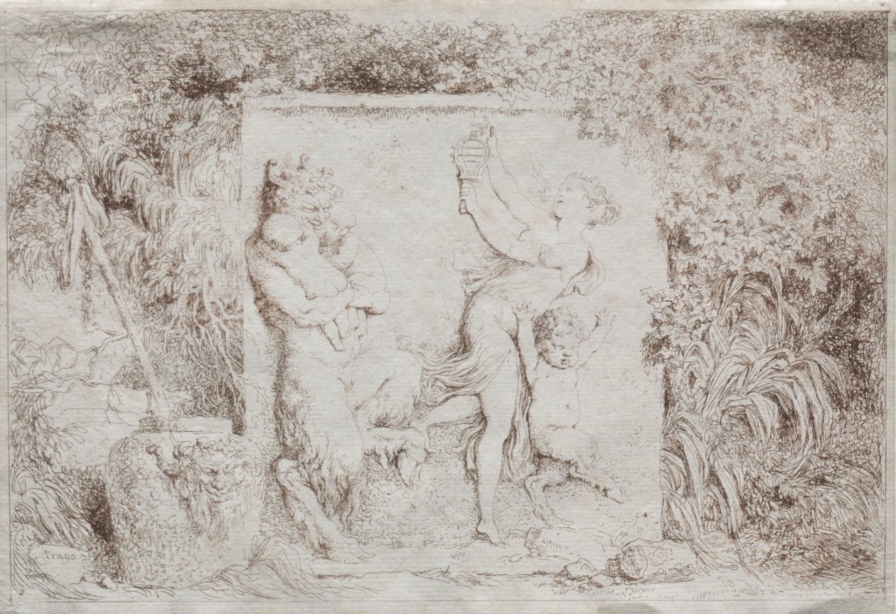 Bachanalia, 1763. autorstwa Jean Honore Fragonard