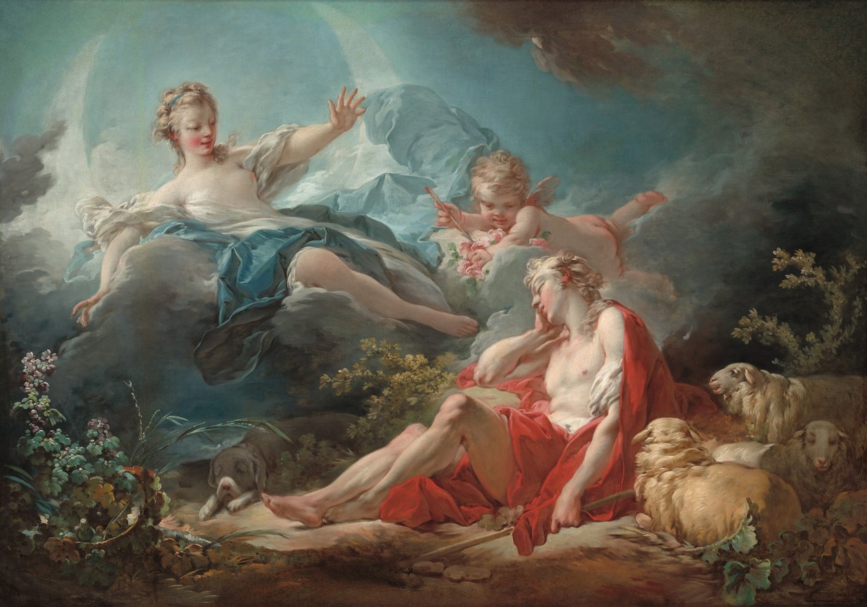 Diana i Endymion autorstwa Jean Honore Fragonard