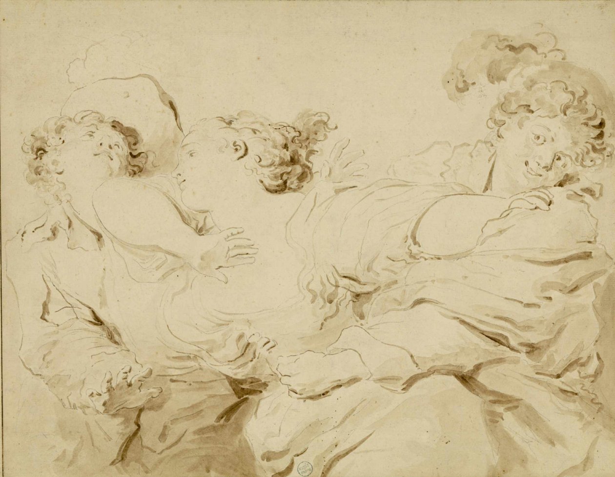 Uderzenie, 1785. autorstwa Jean Honore Fragonard