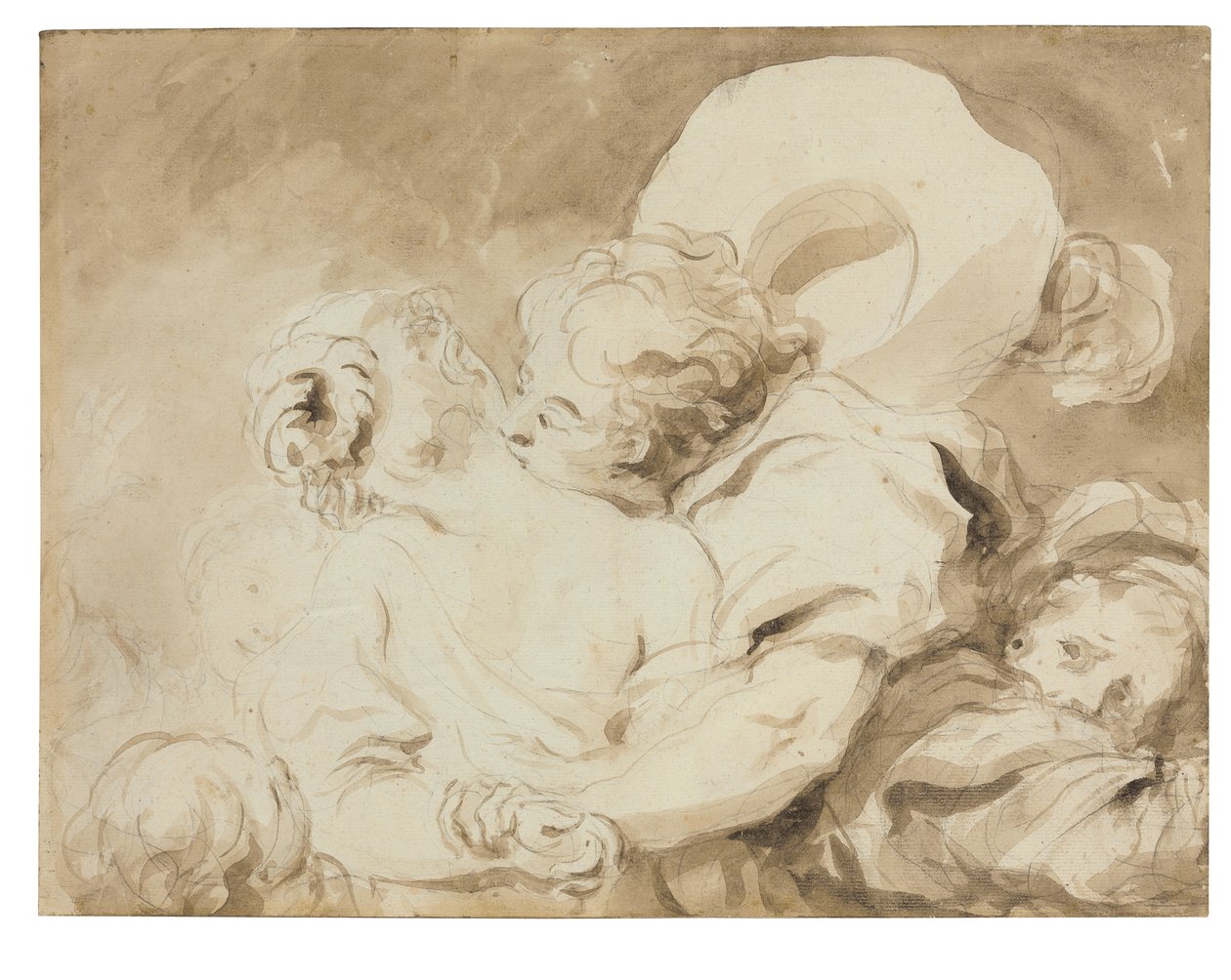 Pocałunek autorstwa Jean Honore Fragonard
