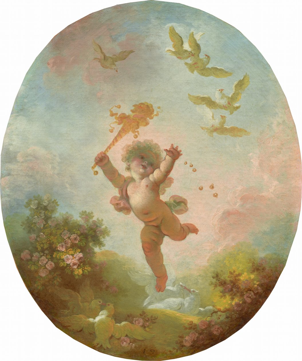 Miłość jak szaleństwo autorstwa Jean Honore Fragonard