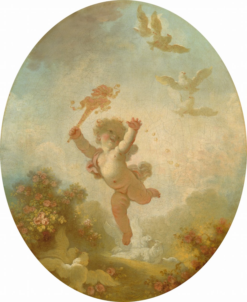 Miłość jak szaleństwo, c. 17731776. autorstwa Jean Honore Fragonard