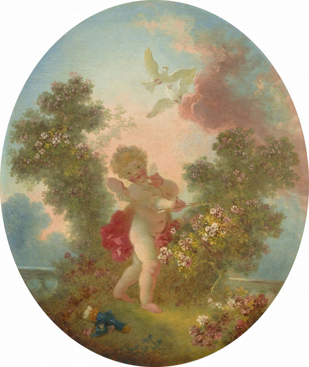 Kochaj Strażnika, ok. 17731776. autorstwa Jean Honore Fragonard