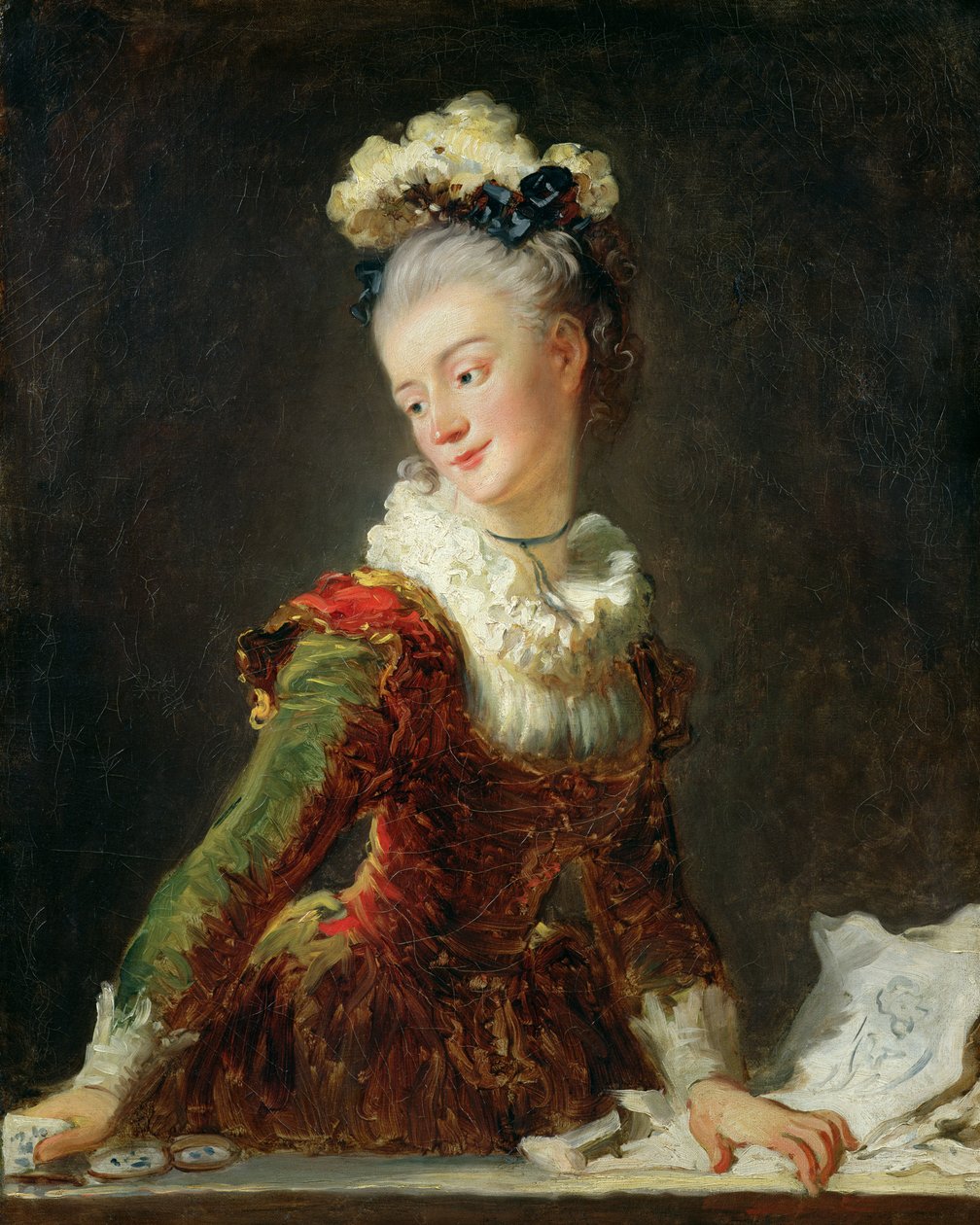 Marie-Madeleine Guimard (1743-1816) autorstwa Jean Honore Fragonard