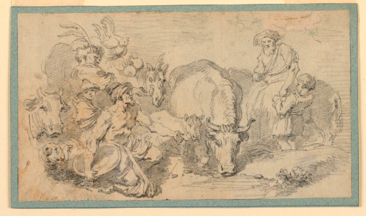 Scena orientalna autorstwa Jean Honore Fragonard