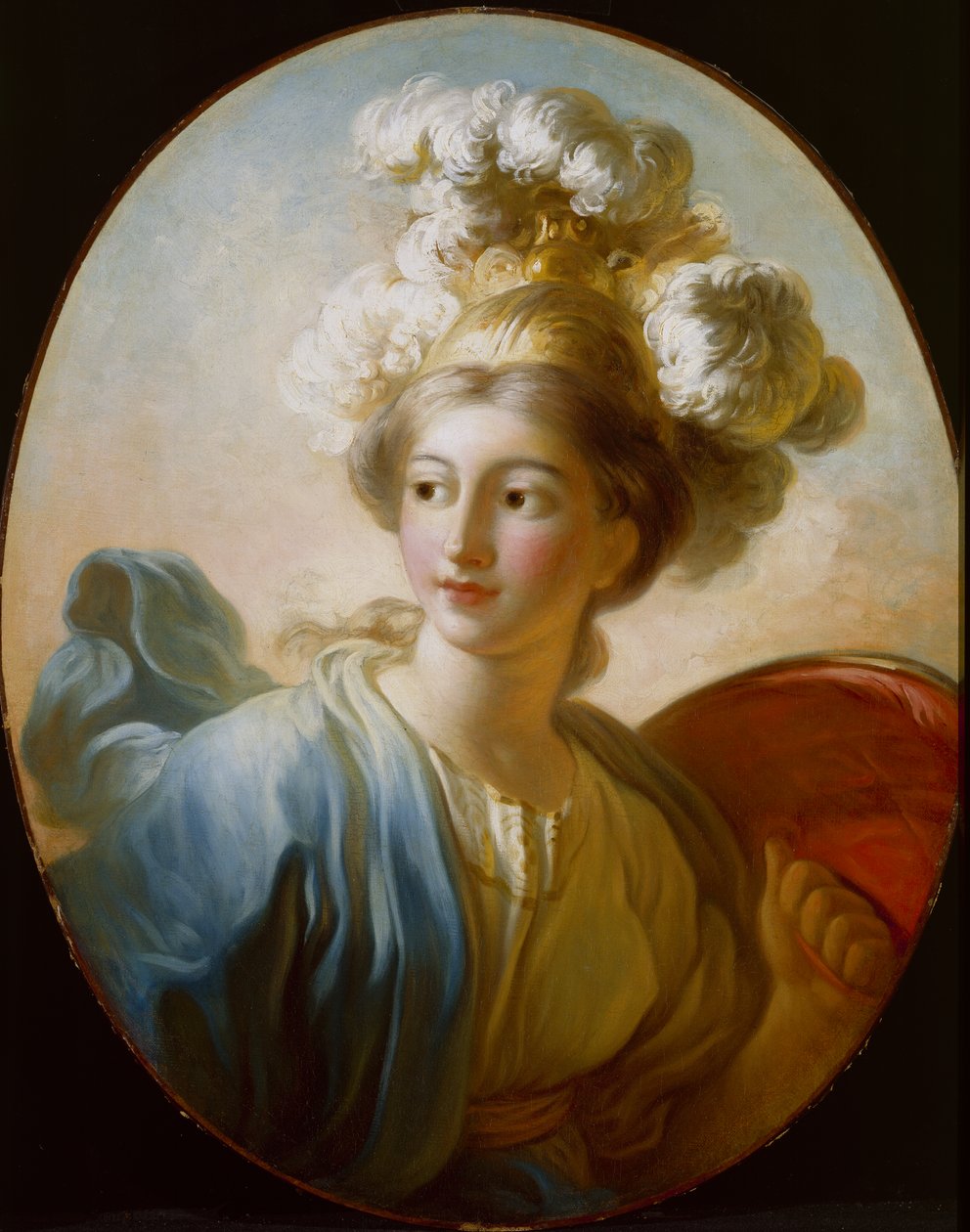 Bogini Minerwa, c.1772 autorstwa Jean Honore Fragonard