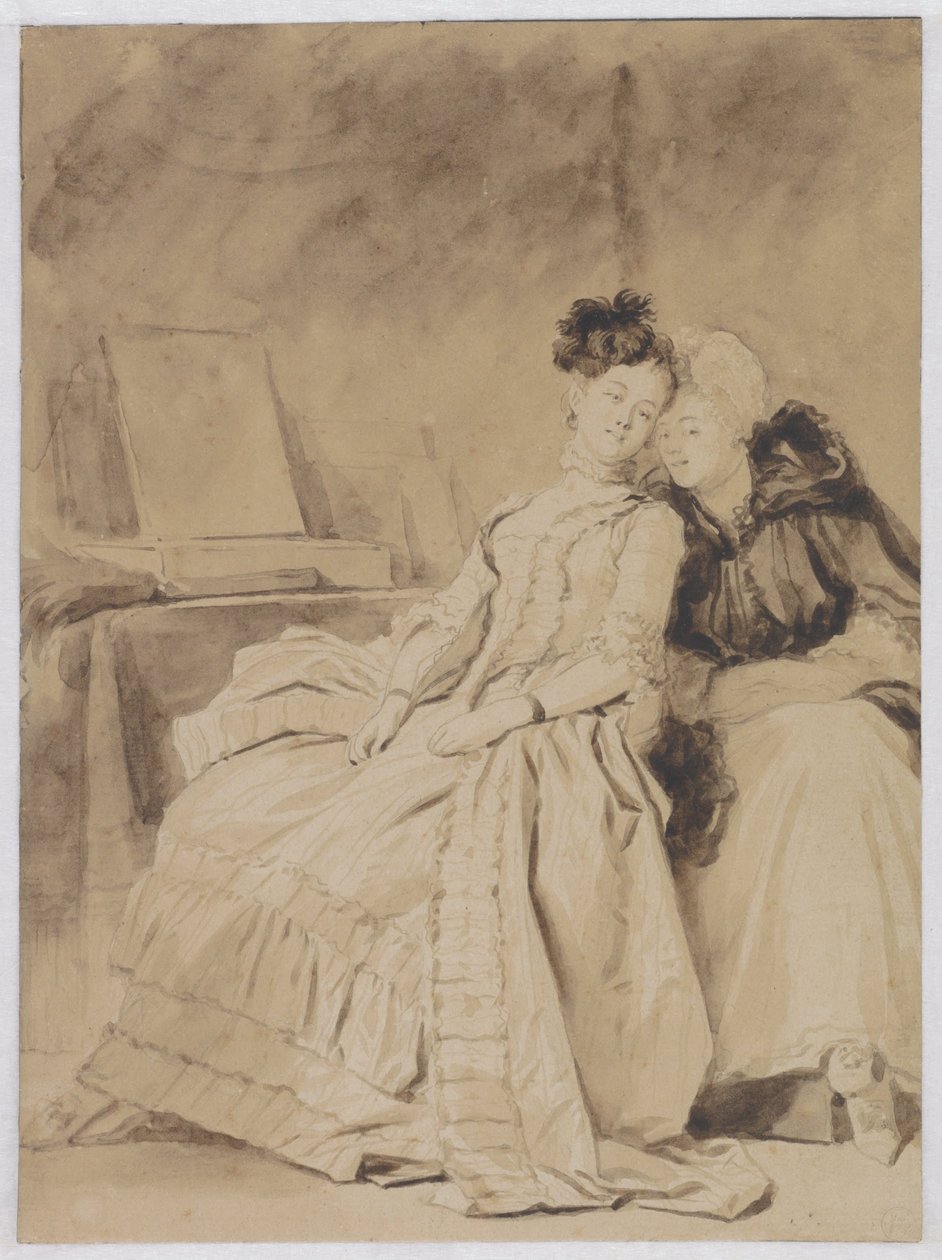 Rozmowa intymna, ok. 1778 autorstwa Jean Honore Fragonard