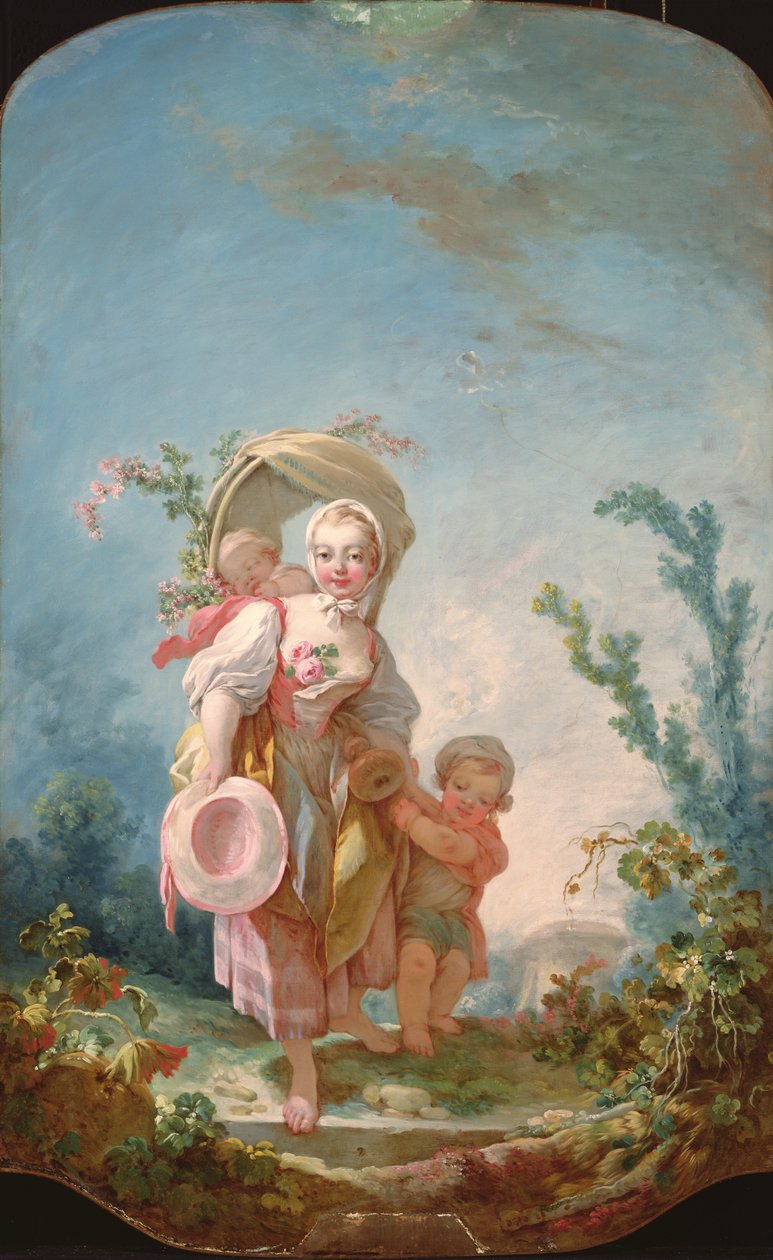 Pasterka, 1748-52 autorstwa Jean Honore Fragonard