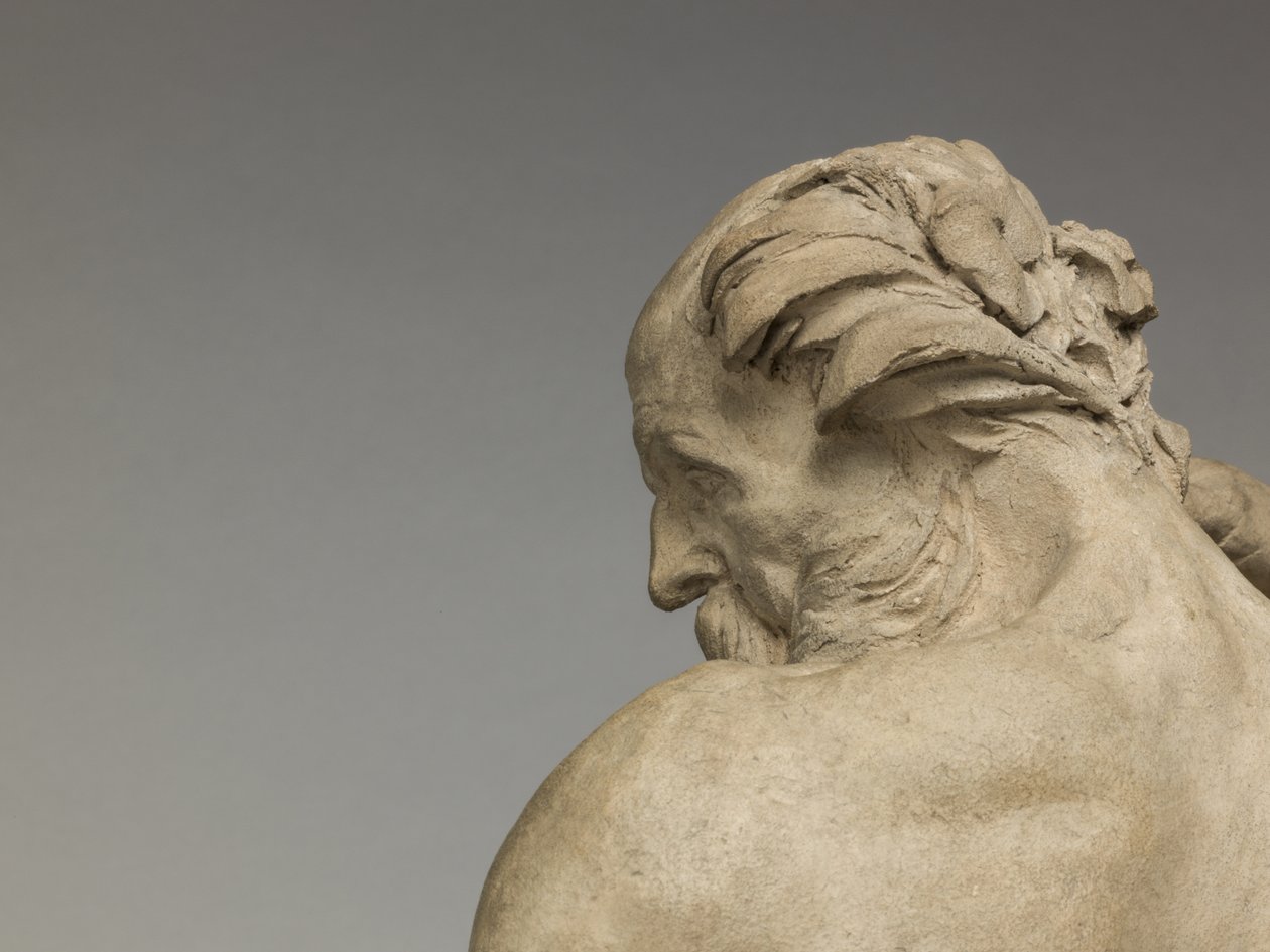 Rzeka Bóg, 1755 (terakota) autorstwa Jean Jacques Caffieri