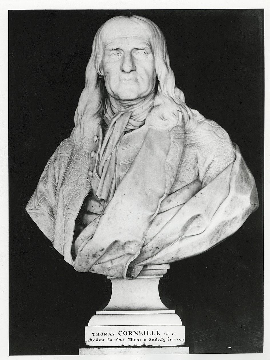 Thomas Corneille (marmur) autorstwa Jean Jacques Caffieri