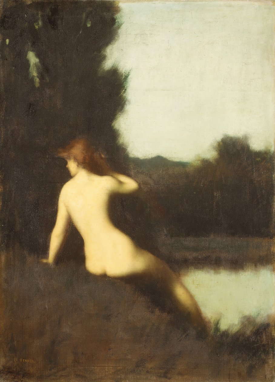 Echo kąpieli, 1881. autorstwa Jean Jacques Henner
