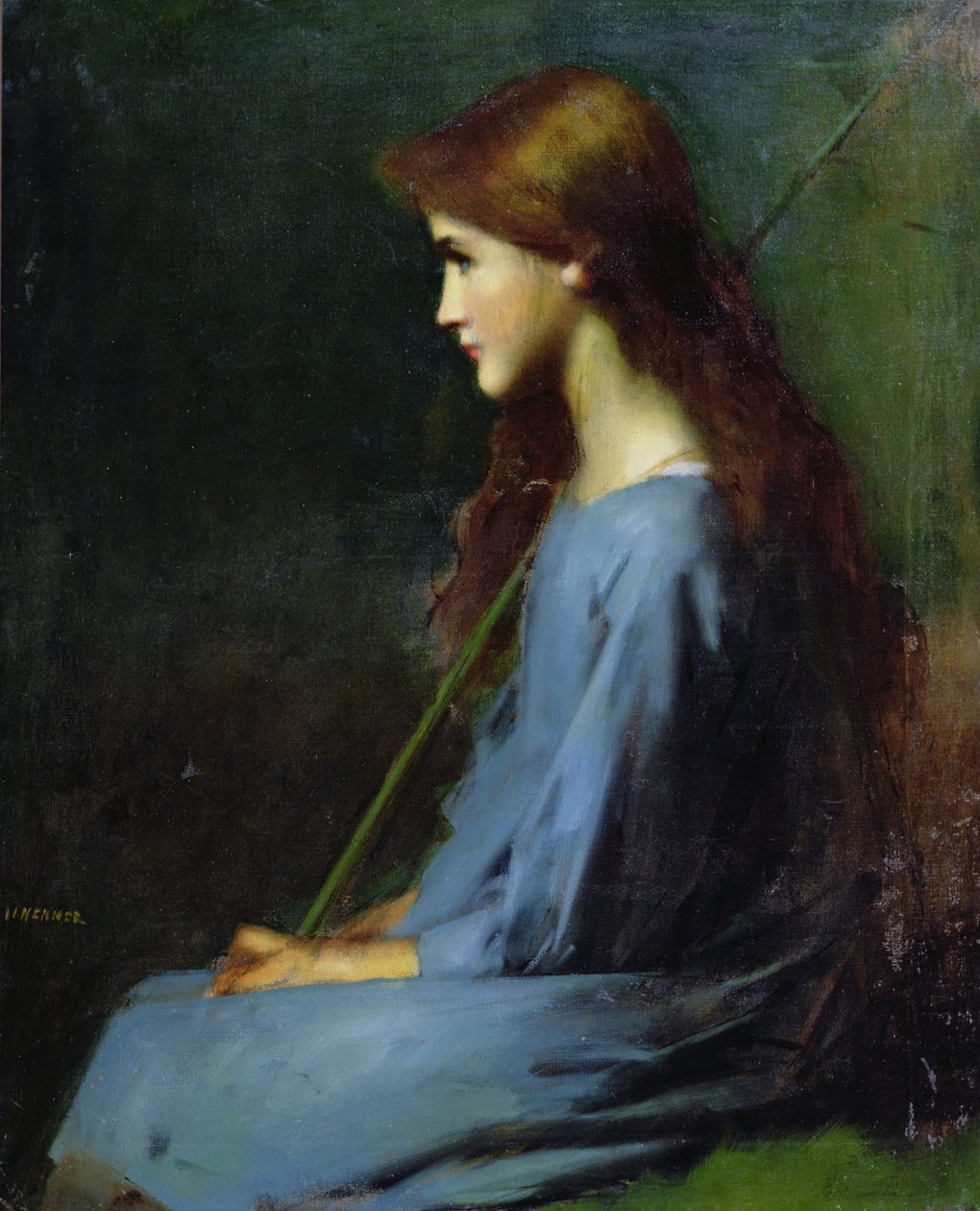 Mała Pasterka, XIX w., autorstwa Jean Jacques Henner