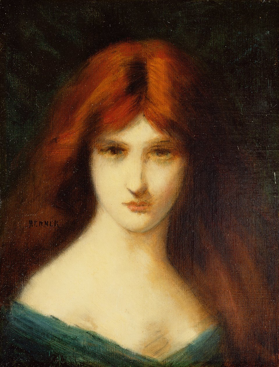 Portret damy autorstwa Jean Jacques Henner