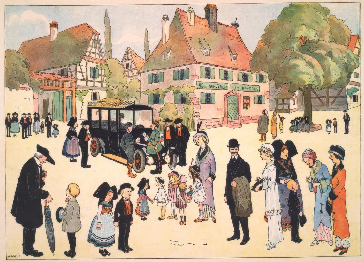 Moja wioska autorstwa Jean Jacques Waltz