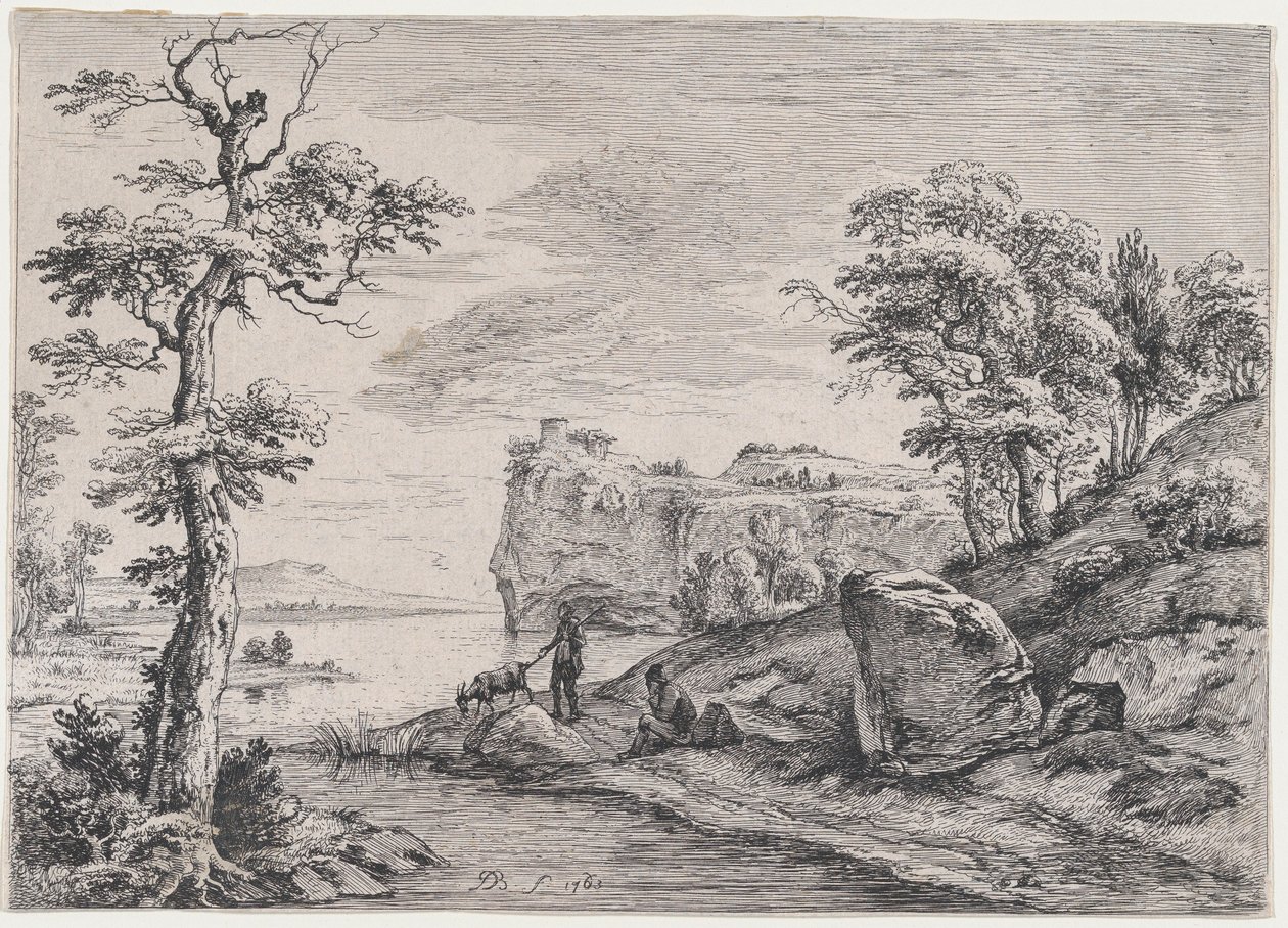 Pasterz, 1763. autorstwa Jean Jacques de Boissieu