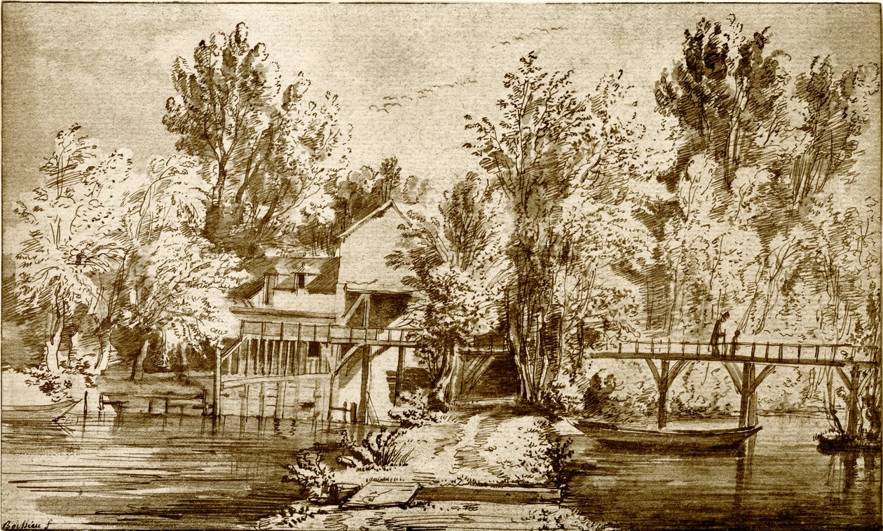 Krajobraz autorstwa Jean Jacques de Boissieu