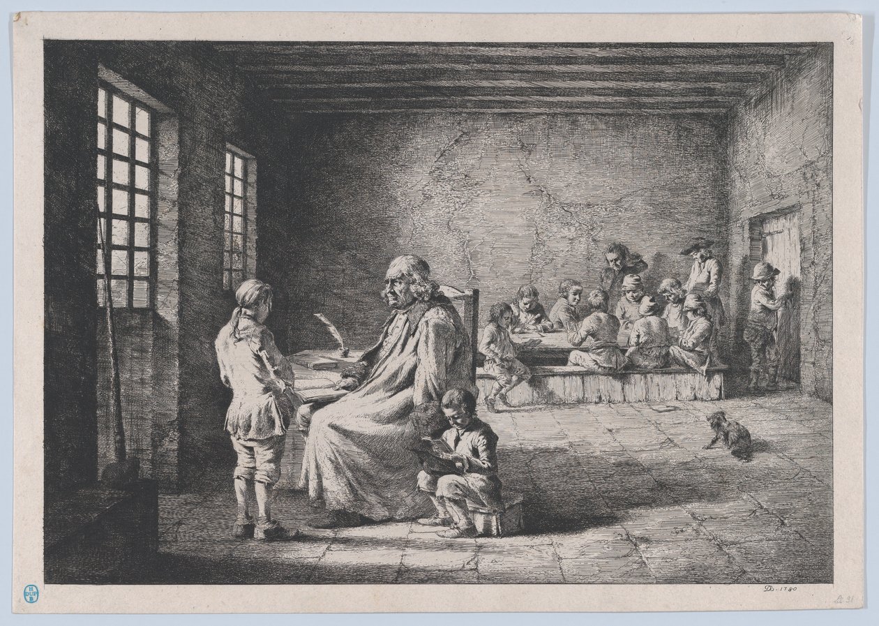 Mistrz Szkoły, 1780. autorstwa Jean Jacques de Boissieu