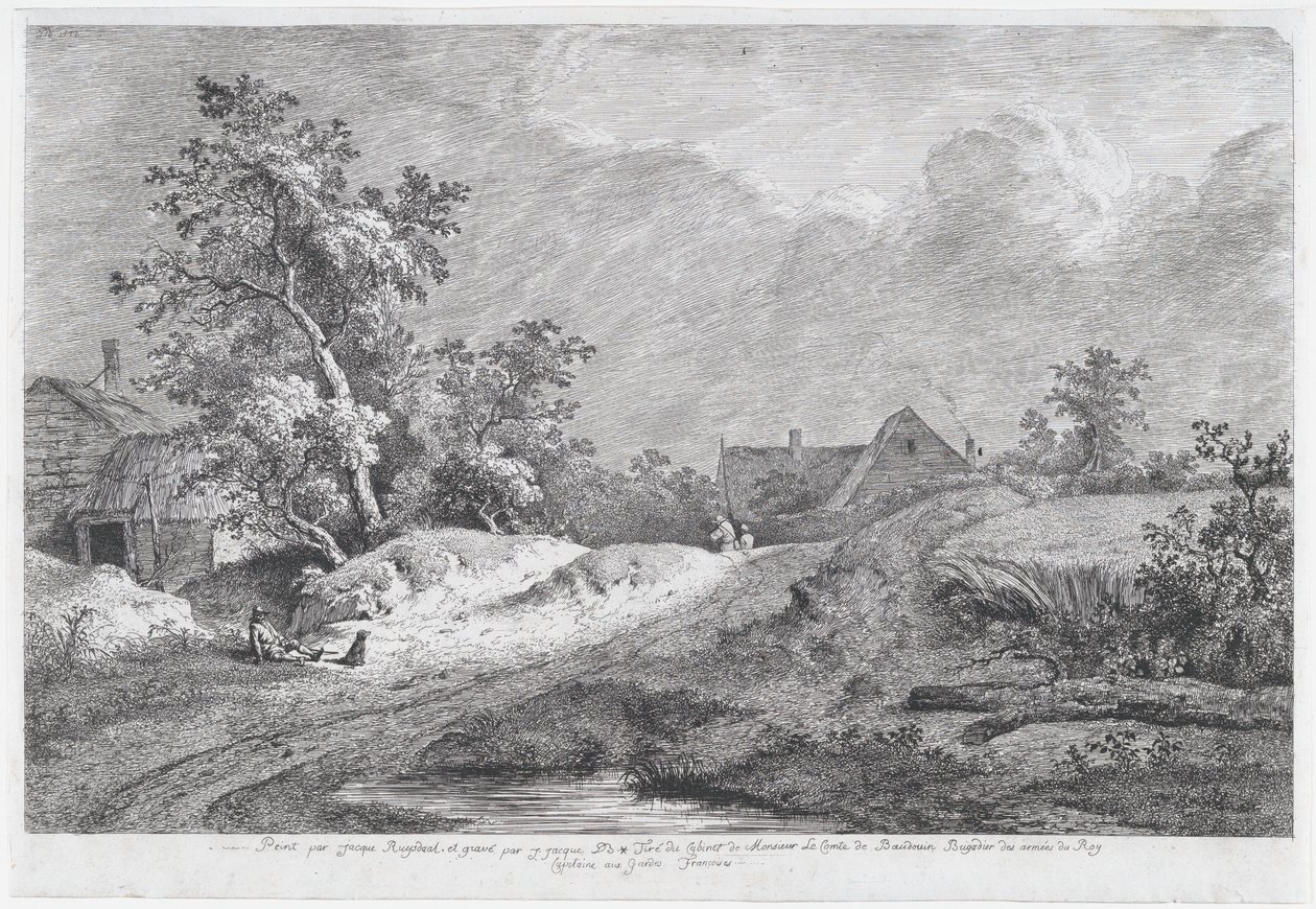 Pole pszenicy, 1772. autorstwa Jean Jacques de Boissieu