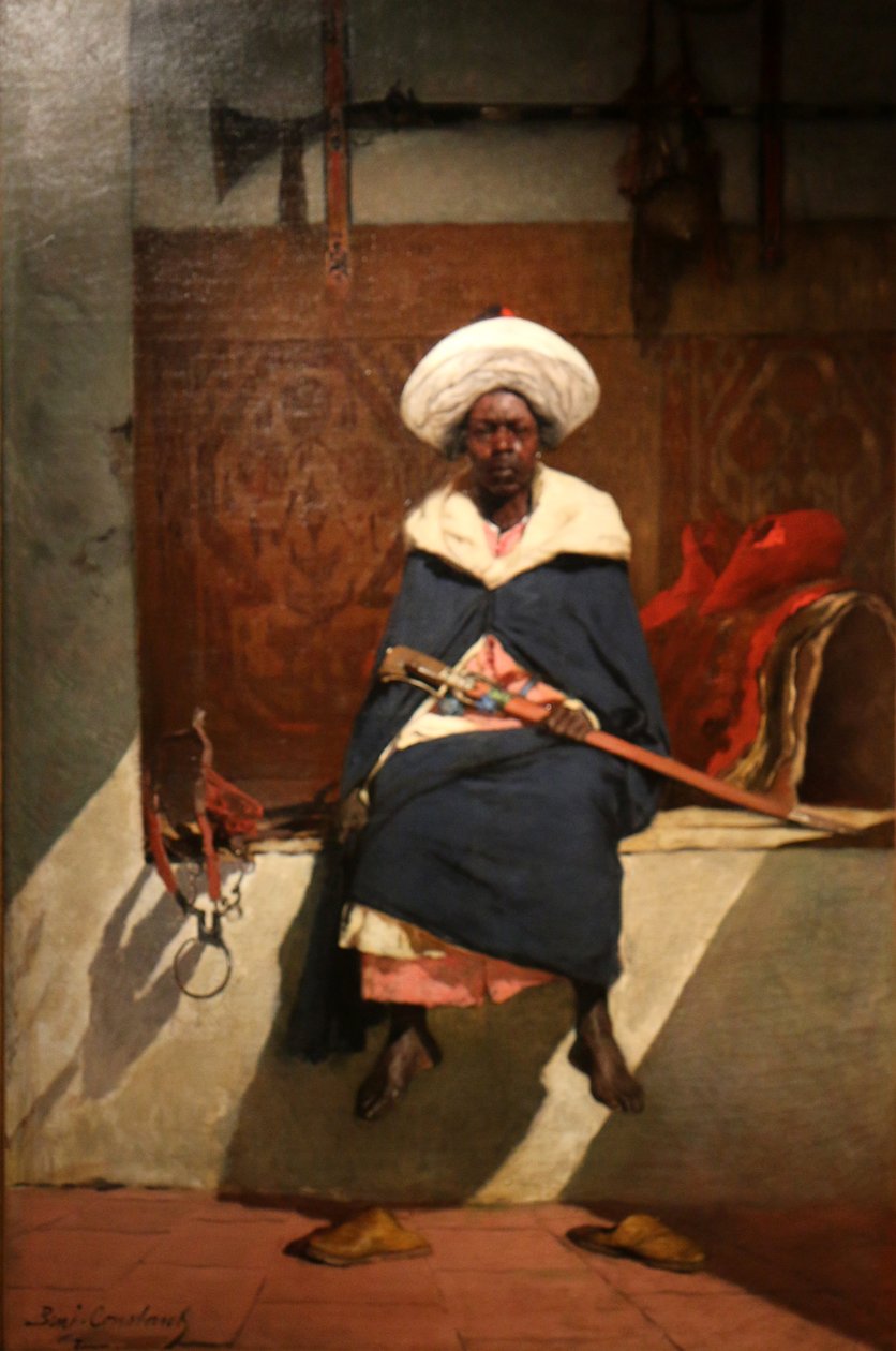 Marokański król Tahamy. autorstwa Jean Joseph Benjamin Constant