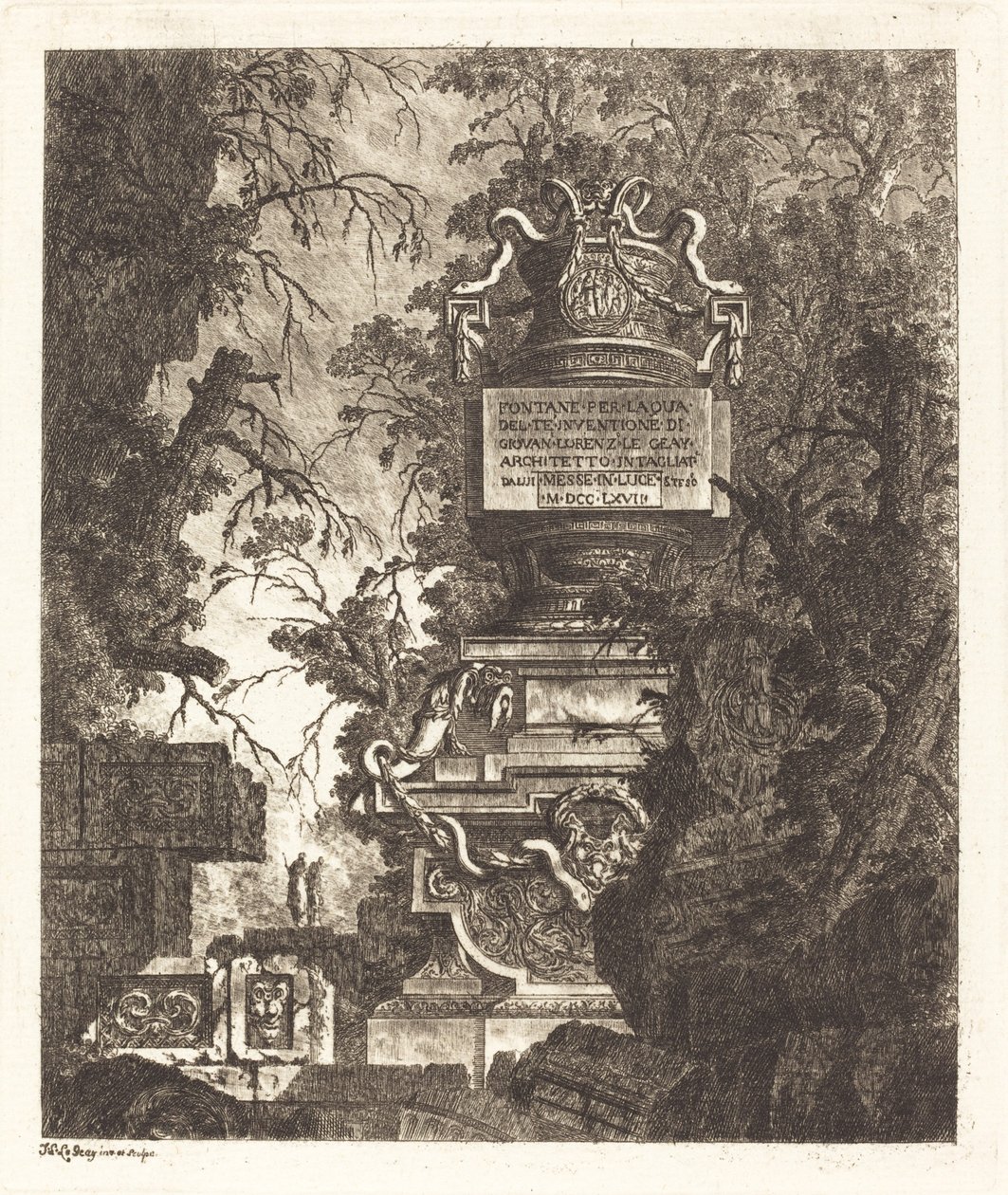 Frontyspis „Fontanny” autorstwa Jean Laurent Legeay