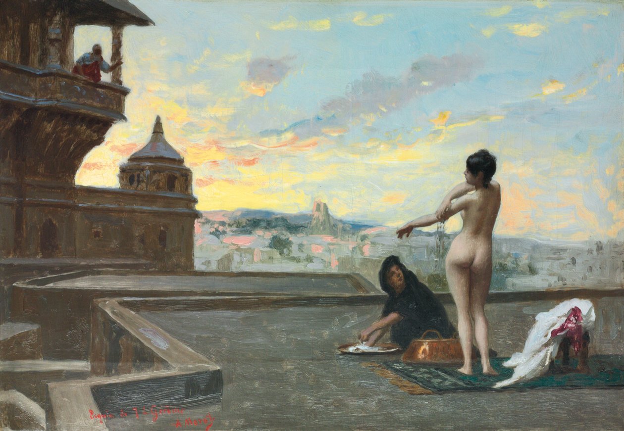 Betsabee, 1889 autorstwa Jean Leon Gerome