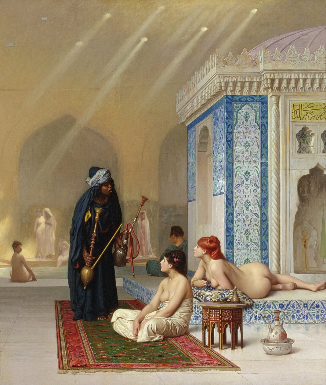 Basen w Haremie autorstwa Jean Leon Gerome