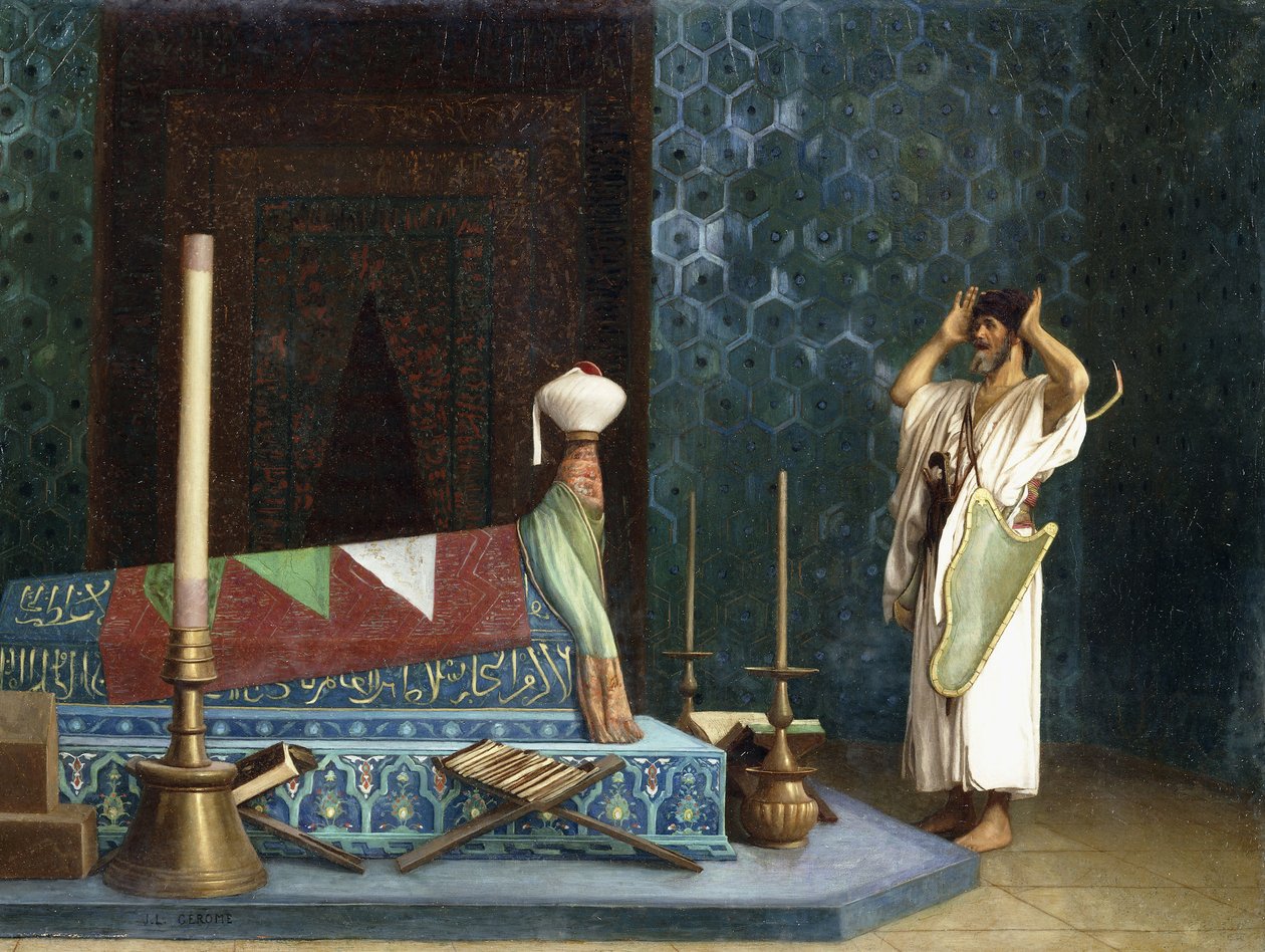 Modlitwa w pokoju sułtana autorstwa Jean Leon Gerome