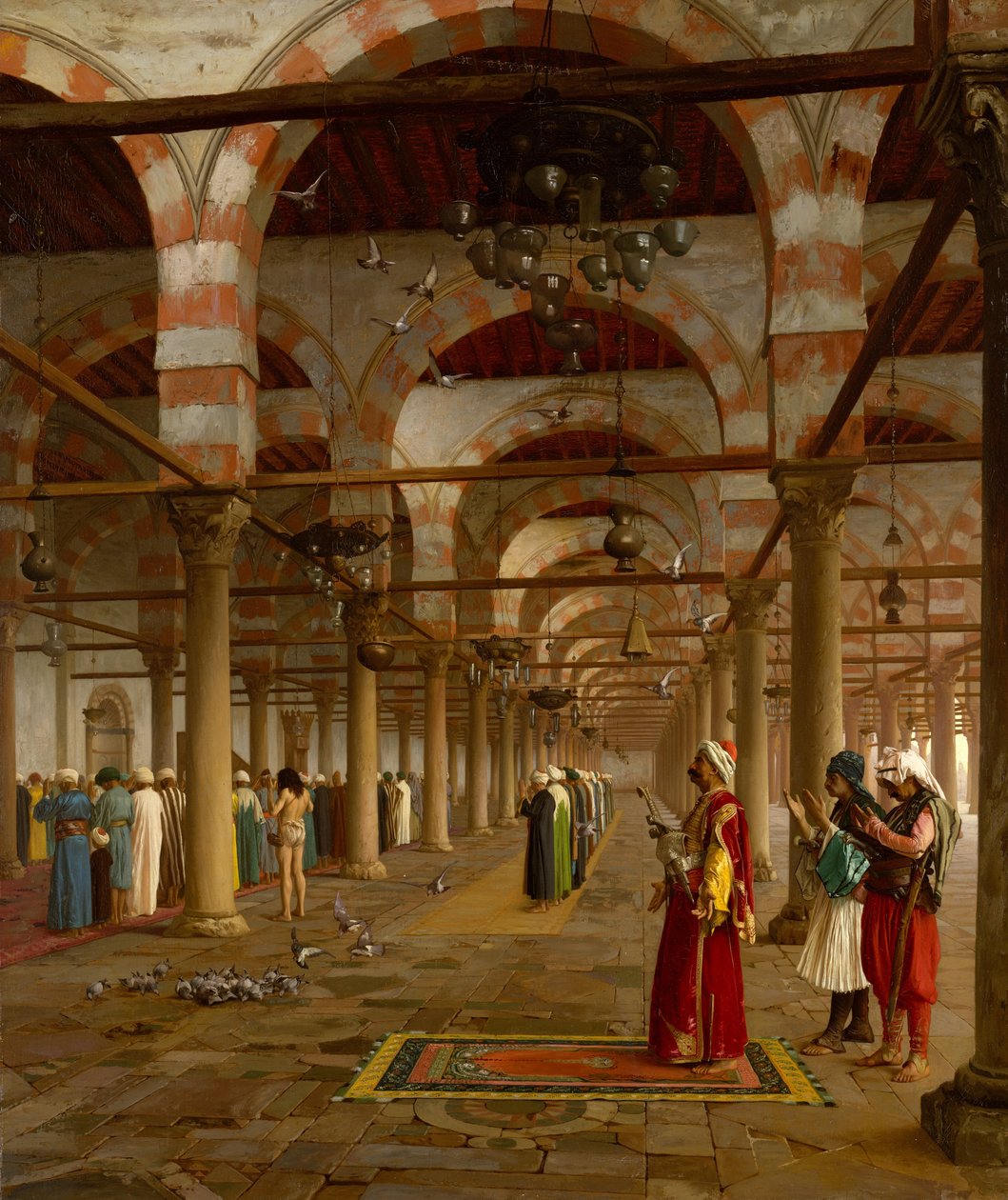 Modlitwa w meczecie, 1871. autorstwa Jean Leon Gerome