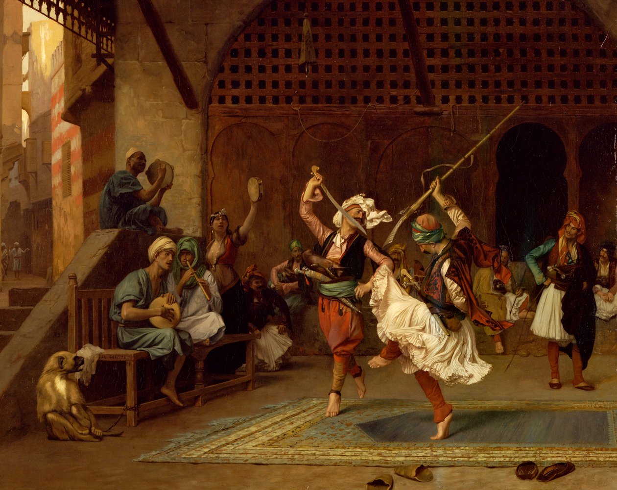 Taniec pyrrusowy, 1885 autorstwa Jean Leon Gerome