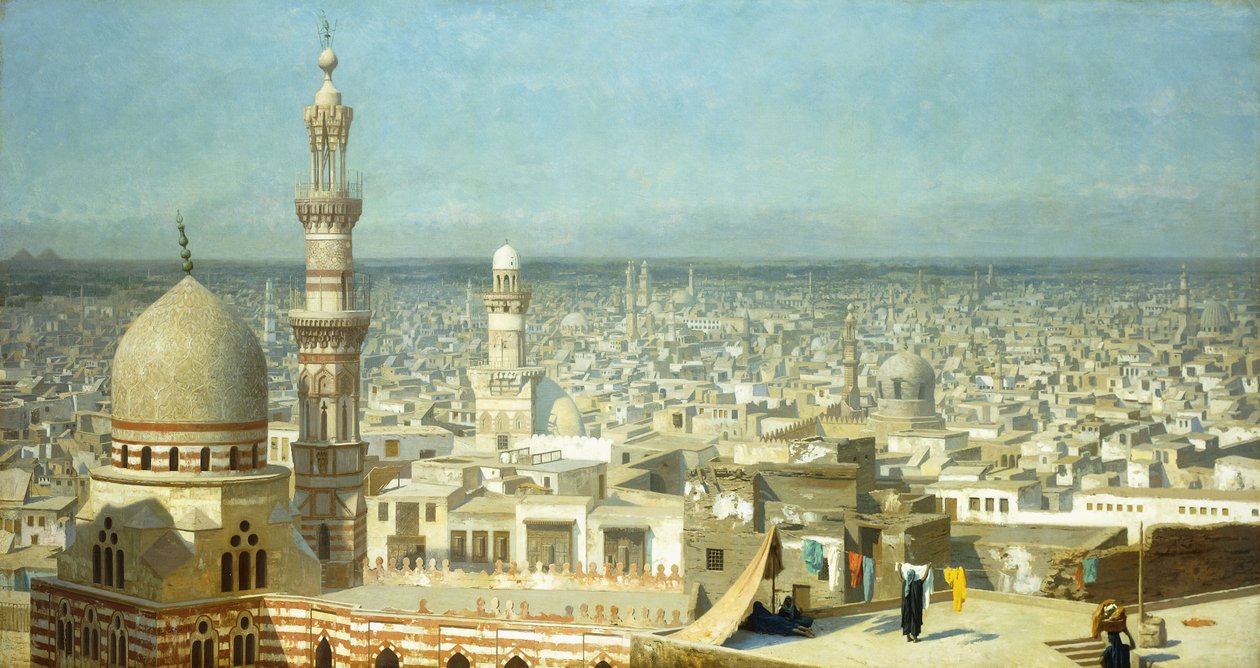 Widok na Kair, autorstwa Jean Leon Gerome
