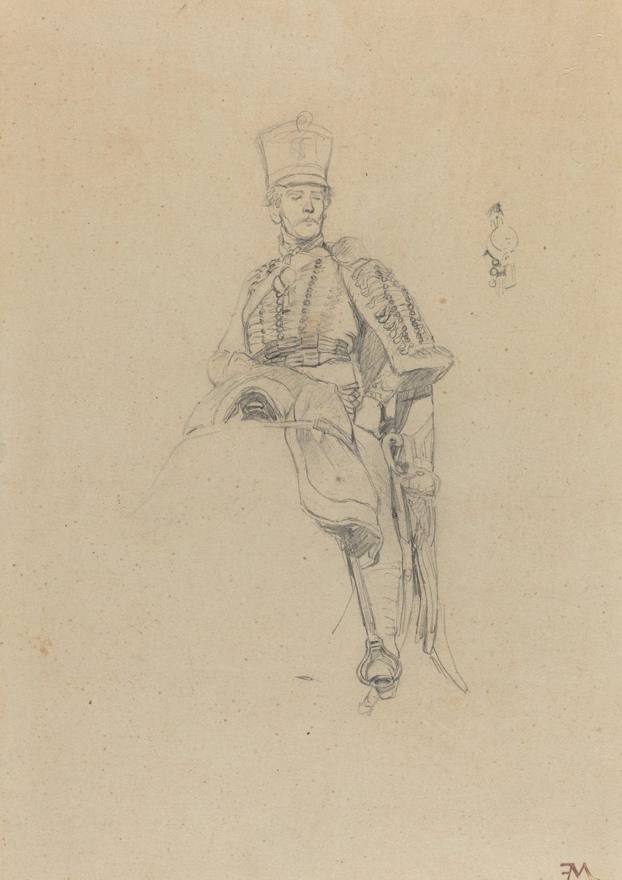 Huzar francuski autorstwa Jean Louis Ernest Meissonier