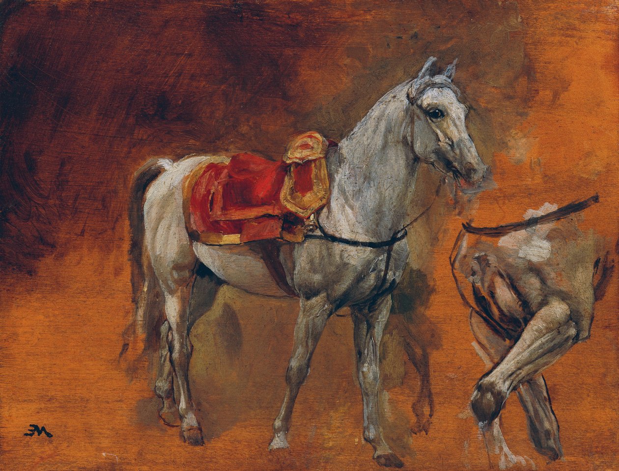 Studium grzybów autorstwa Jean Louis Ernest Meissonier