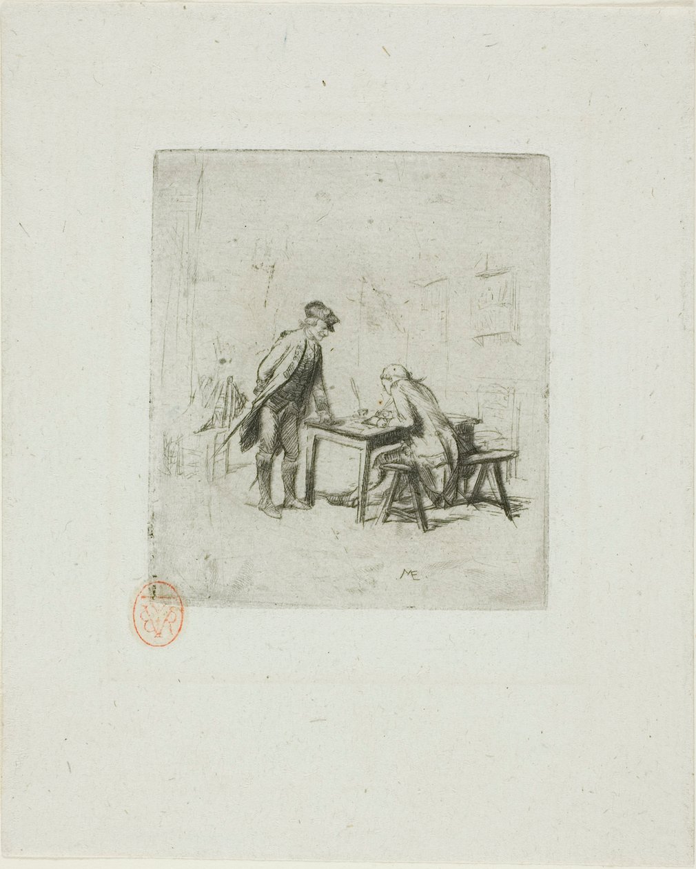 Sierżant Reporter autorstwa Jean Louis Ernest Meissonier