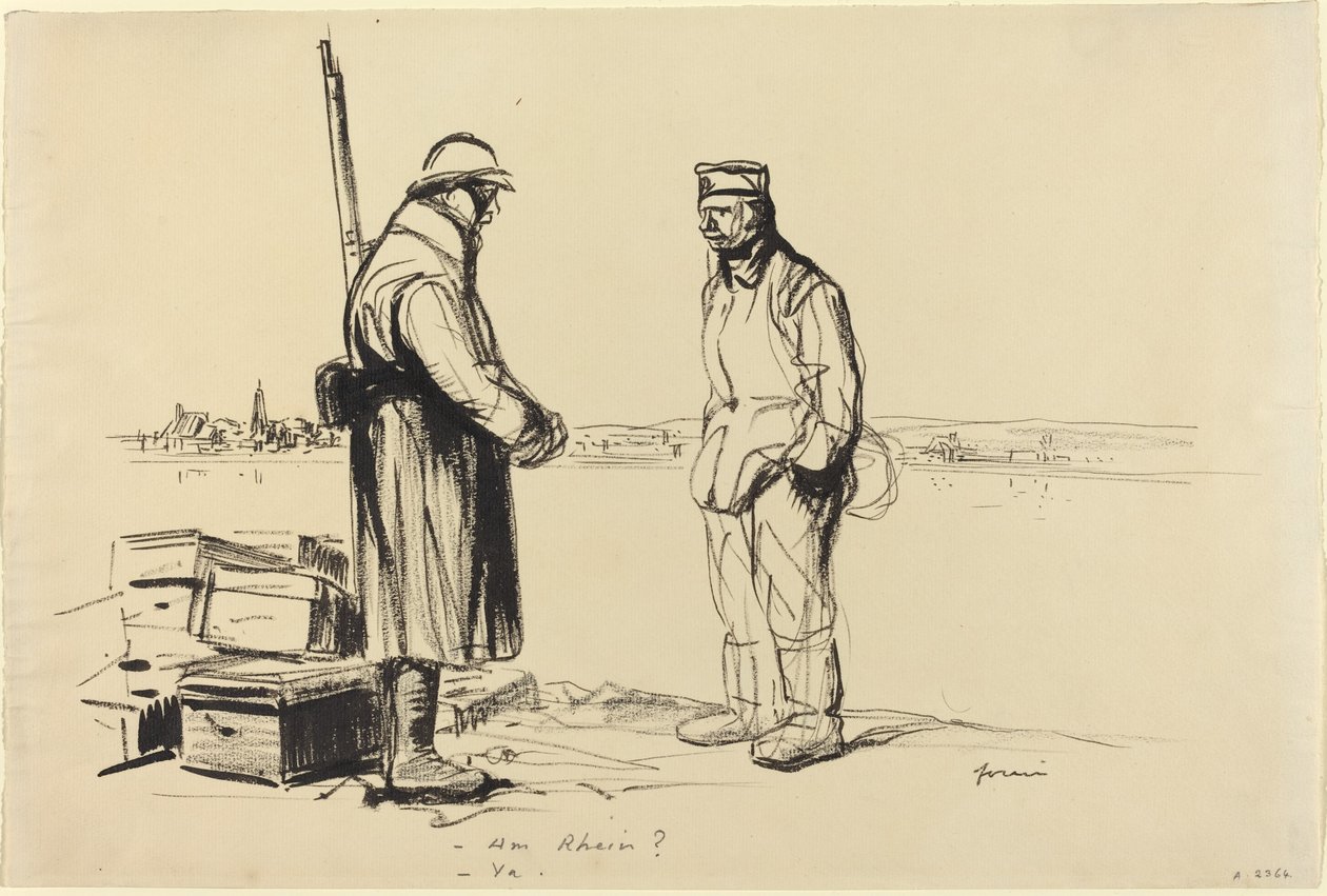 -Czy Rhien? -Tak. autorstwa Jean Louis Forain