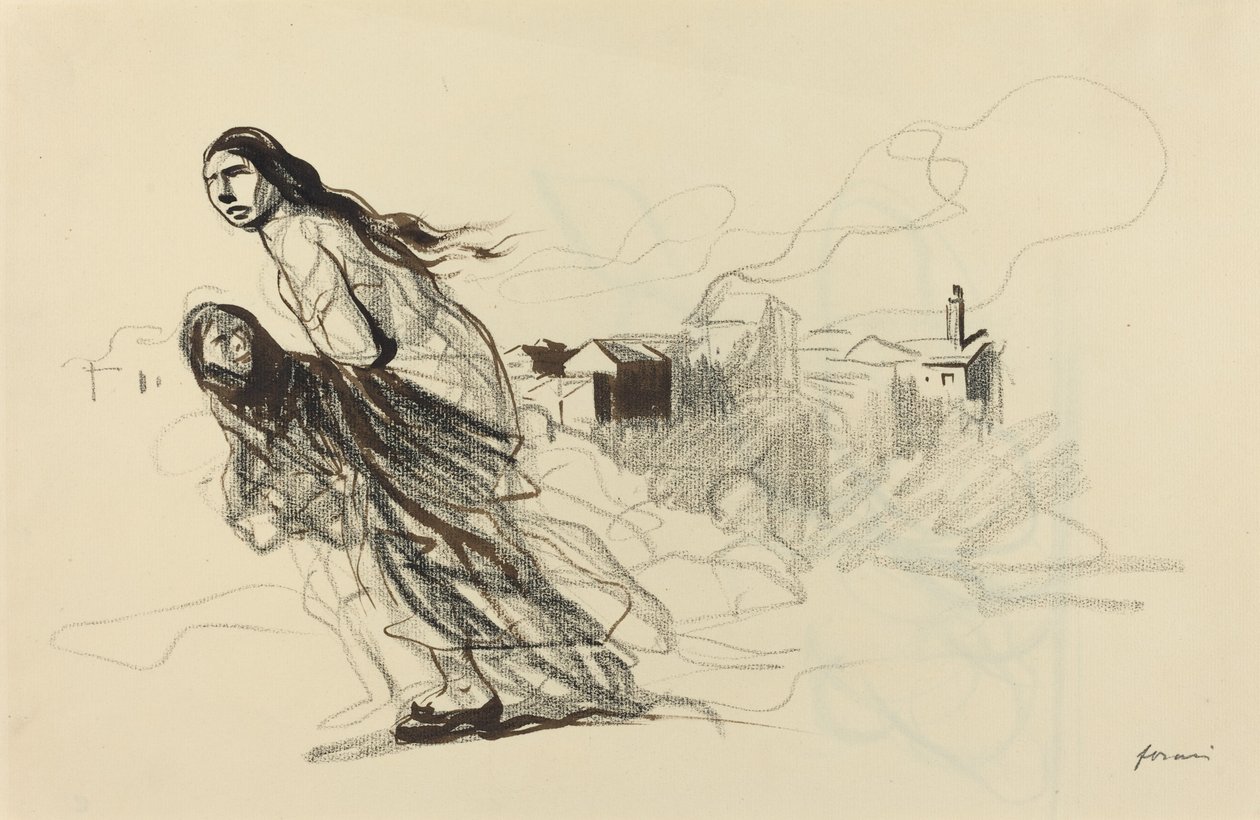 Po Douai, prawdopodobnie 1918. autorstwa Jean Louis Forain
