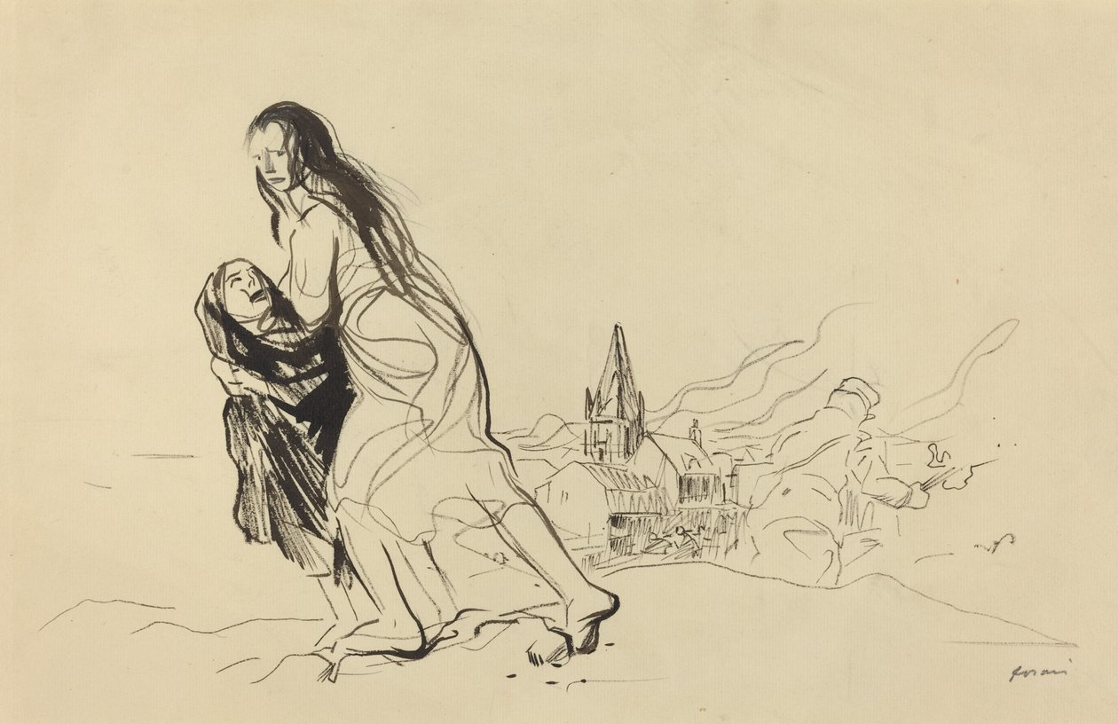 Po Douai, prawdopodobnie 1918. autorstwa Jean Louis Forain
