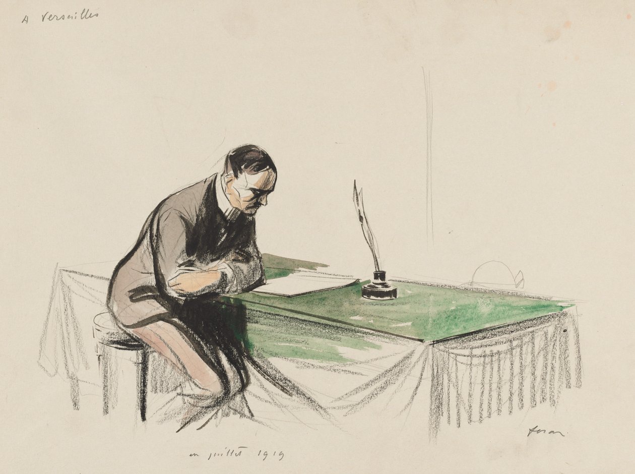 W Wersalu, lipiec 1919, 1919. autorstwa Jean Louis Forain