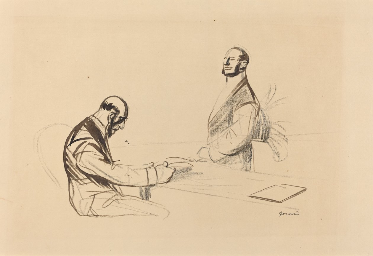 Na konferencji autorstwa Jean Louis Forain